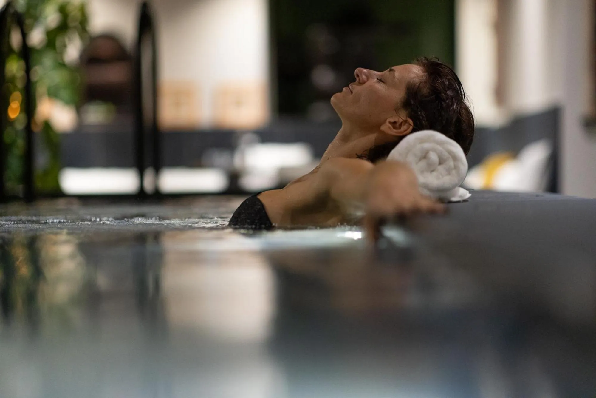 Swimming pool in Hôtel & SPA Le Chêne Vert