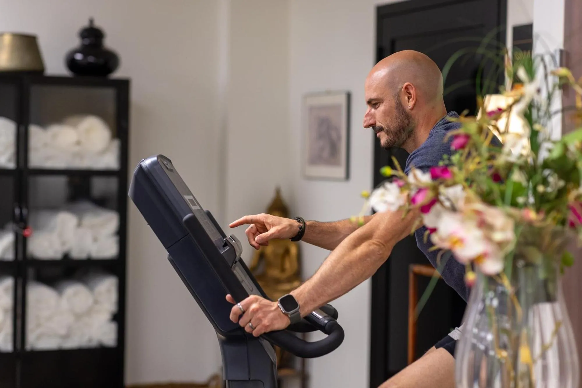 Fitness centre/facilities in Hôtel & SPA Le Chêne Vert