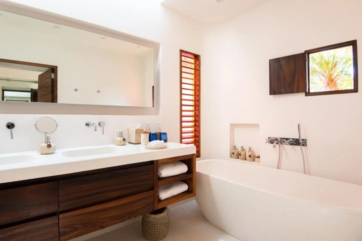 Bathroom in Playa Rosa Bungalows Careyes