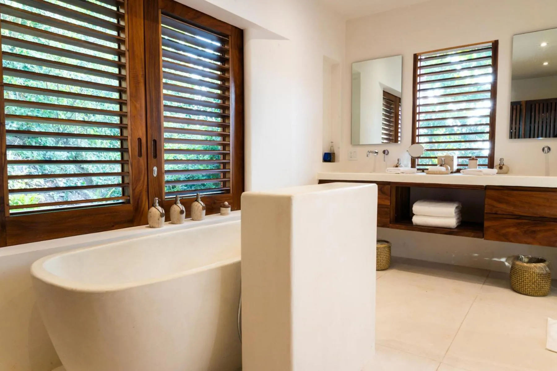 Bathroom in Playa Rosa Bungalows Careyes