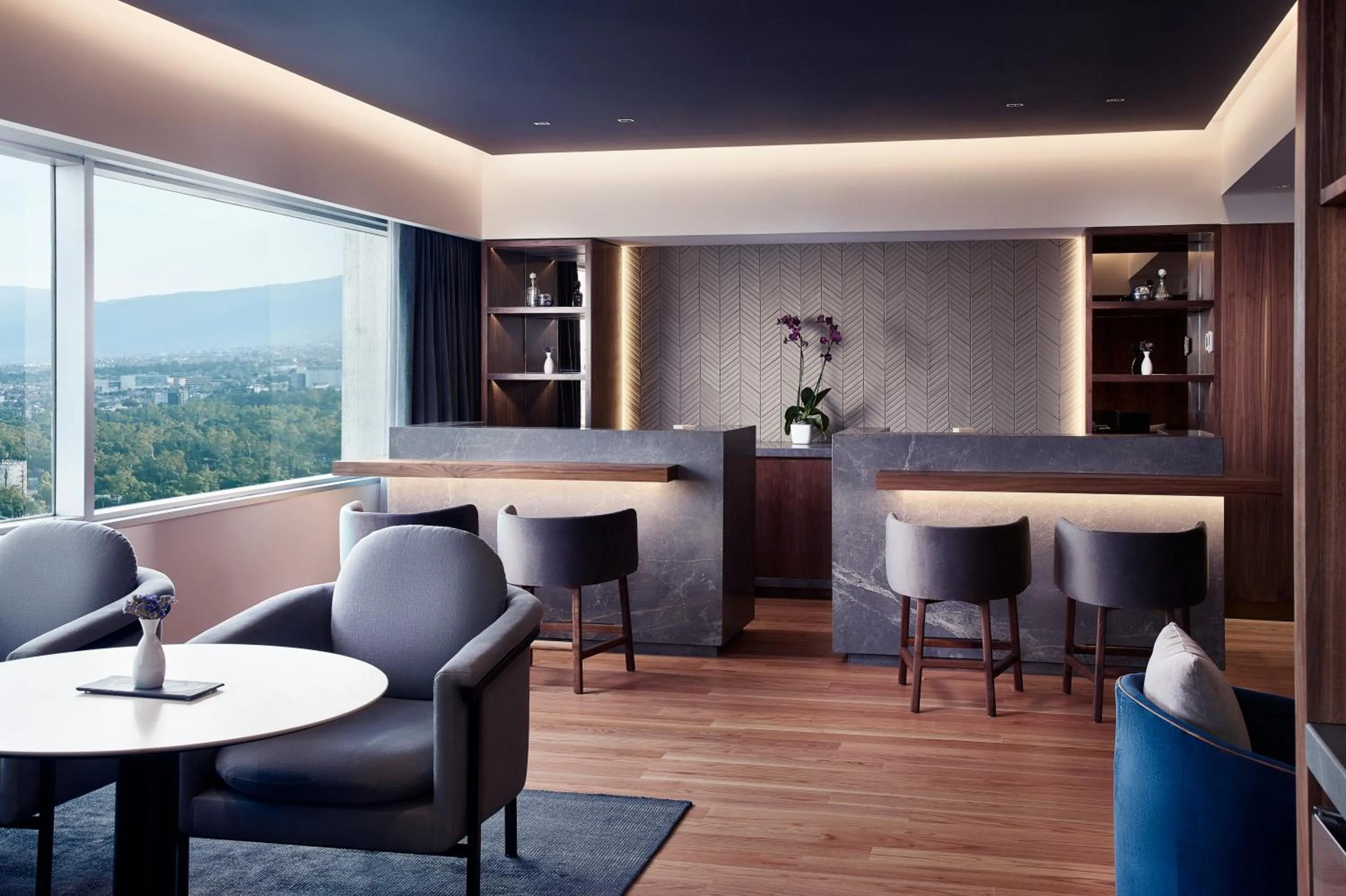 Communal lounge/ TV room in Hyatt Regency Mexico City