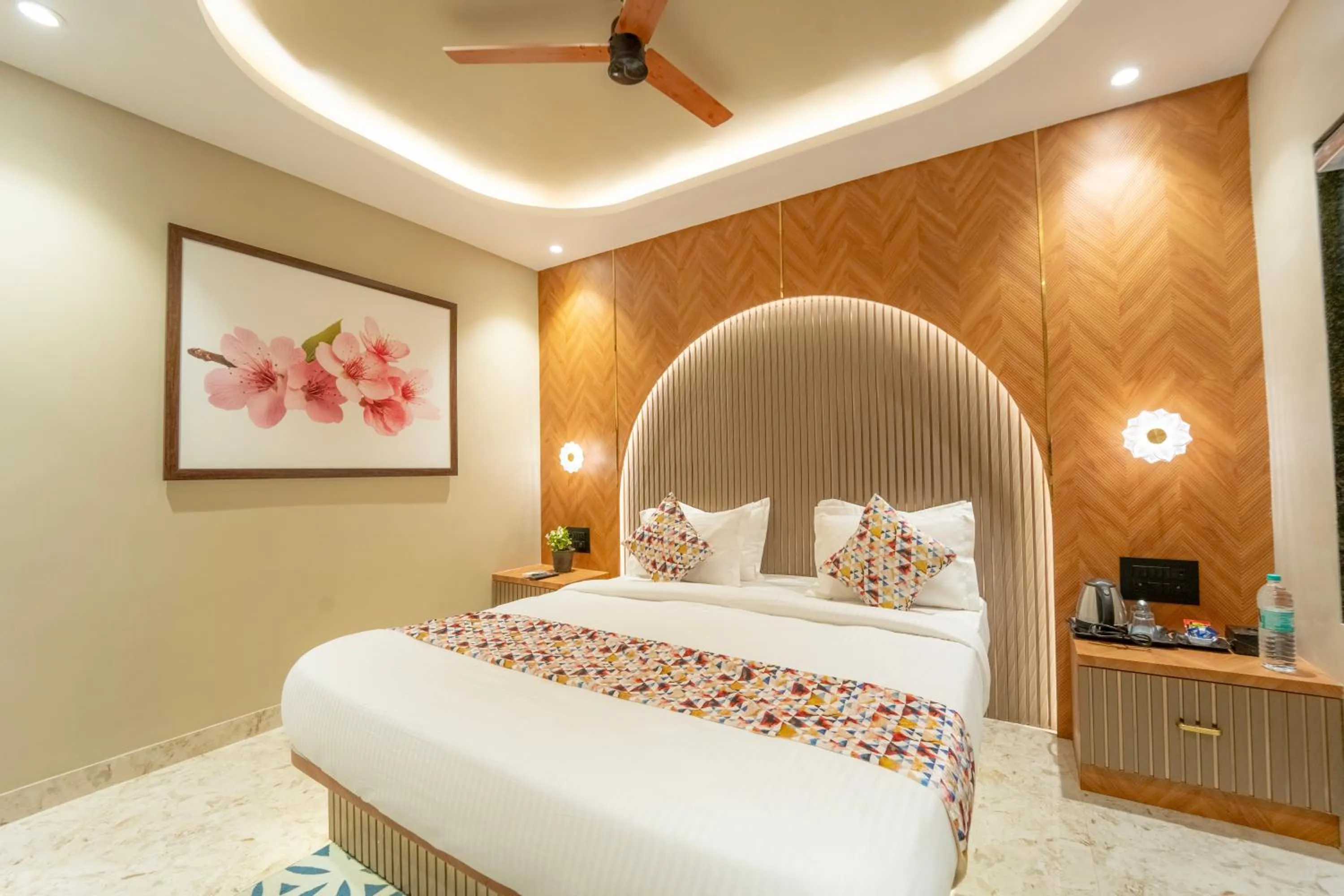 Bed in Bagicha villa and cottage