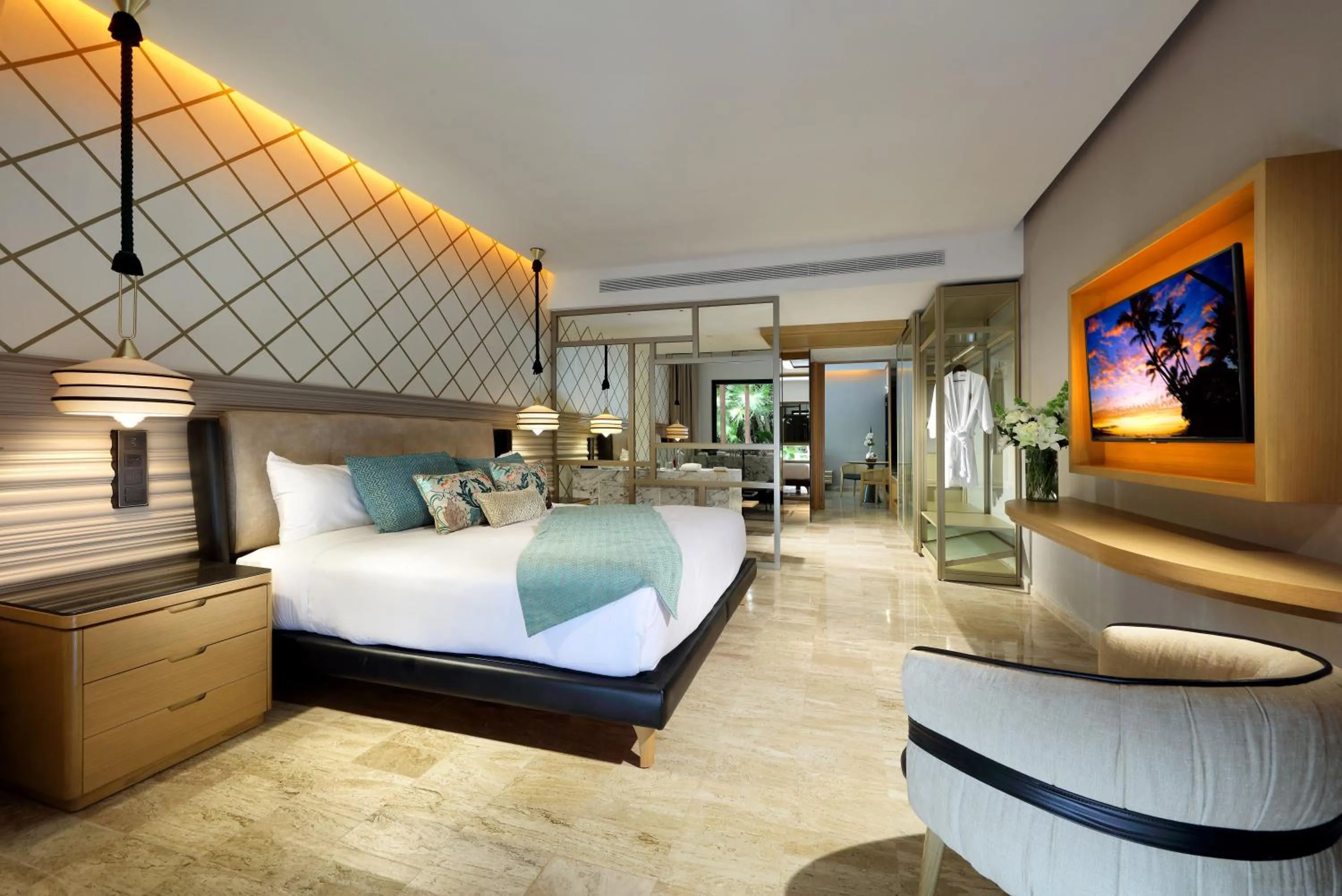 Bedroom, Bed in TRS Yucatan Hotel - Adults Only