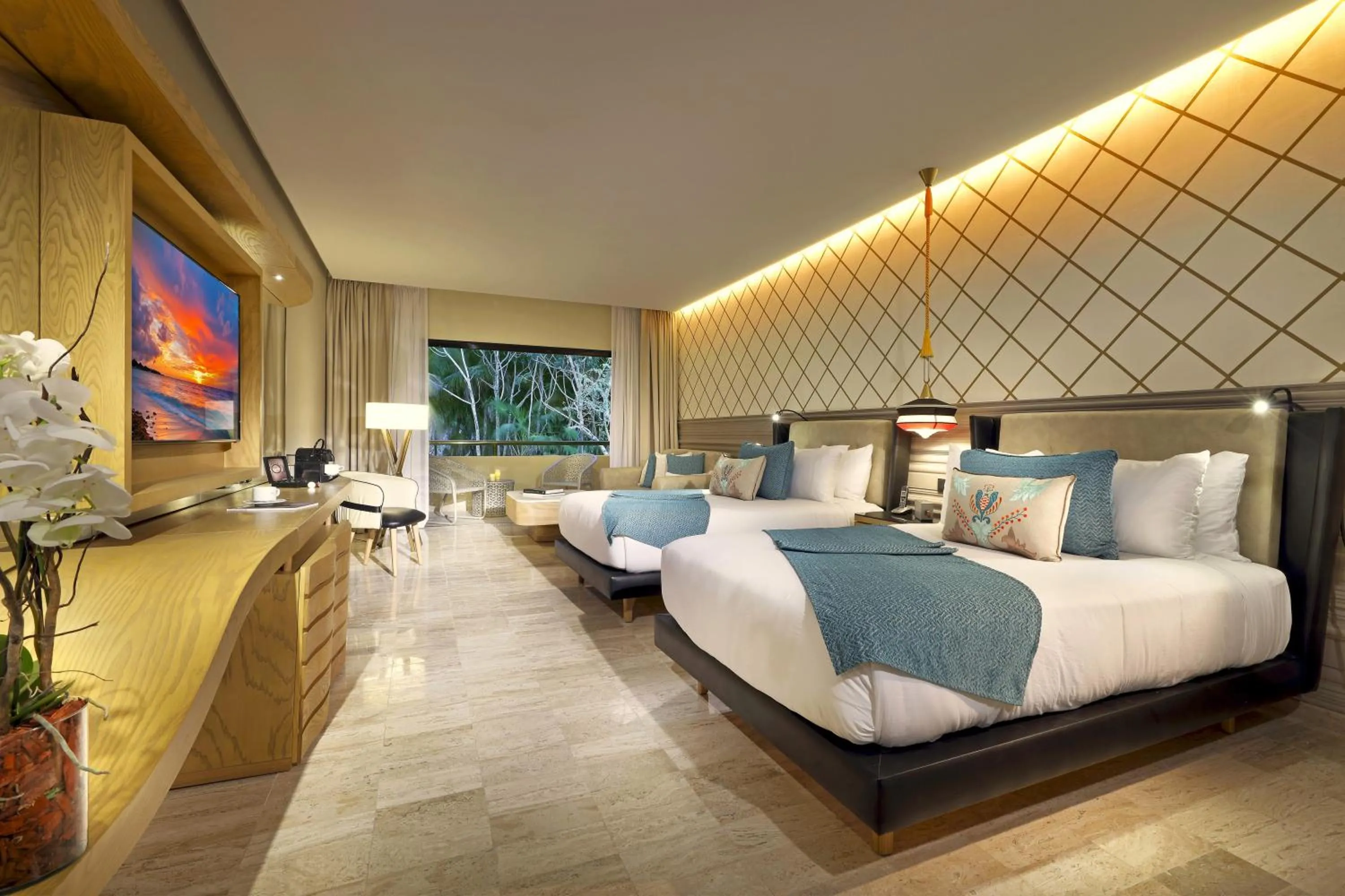 Bedroom, Bed in TRS Yucatan Hotel - Adults Only