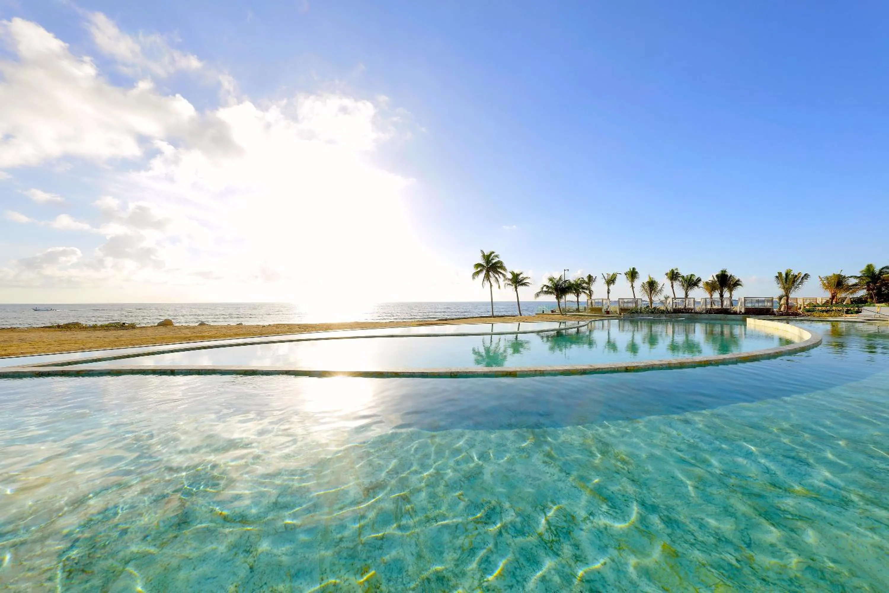 Pool view in TRS Yucatan Hotel - Adults Only