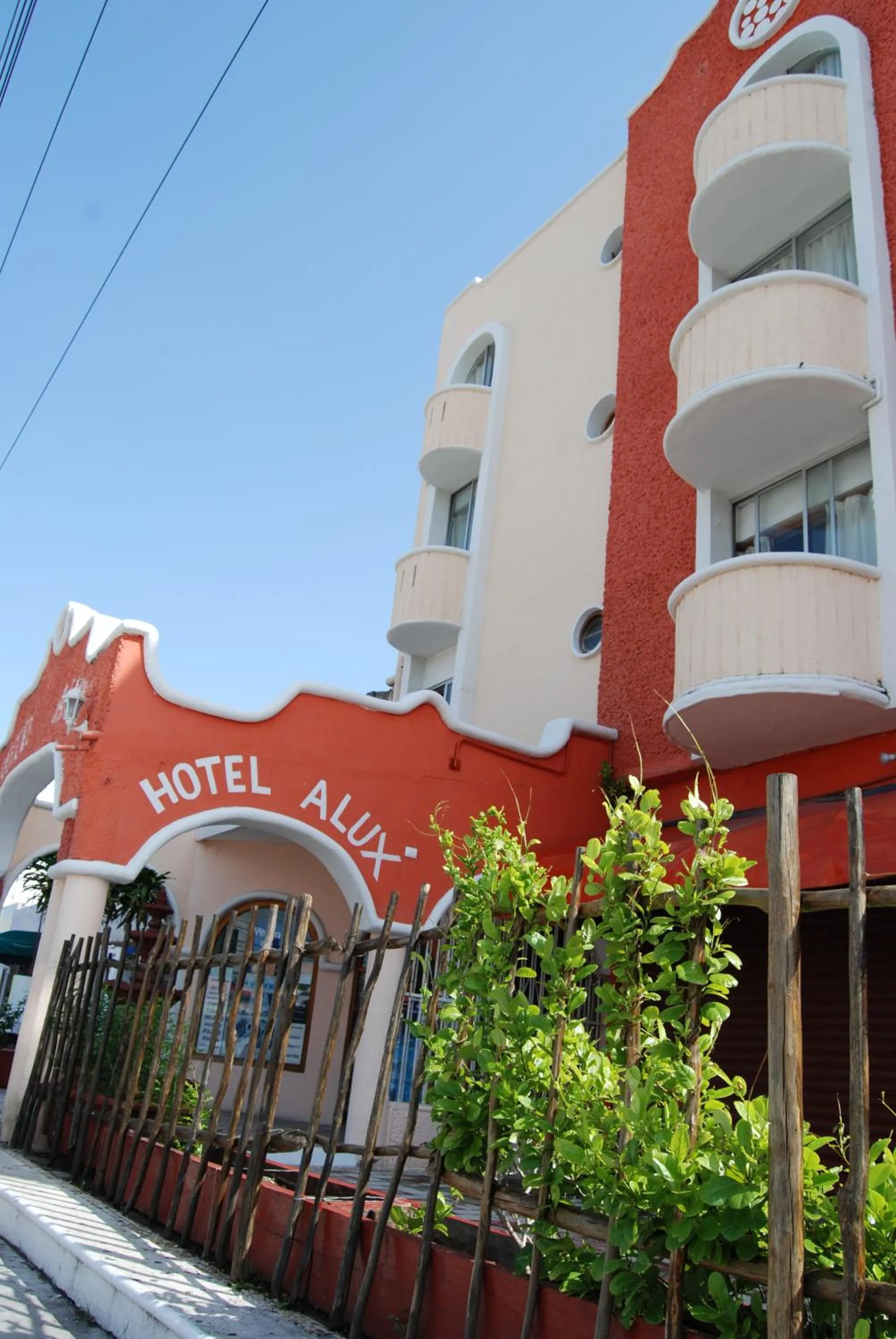 Facade/entrance in Hotel Alux Cancun