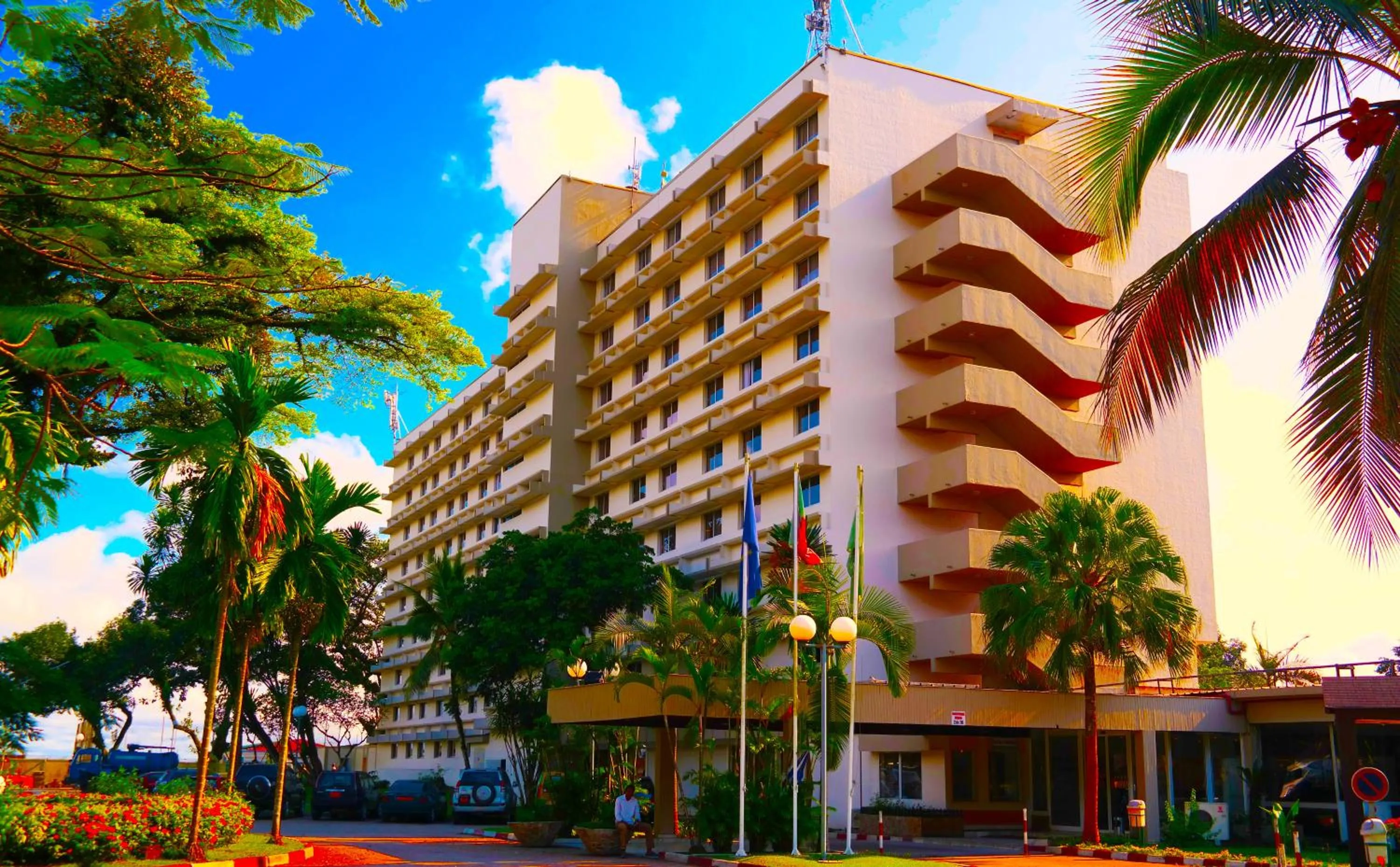 Facade/entrance in Hôtel Sawa
