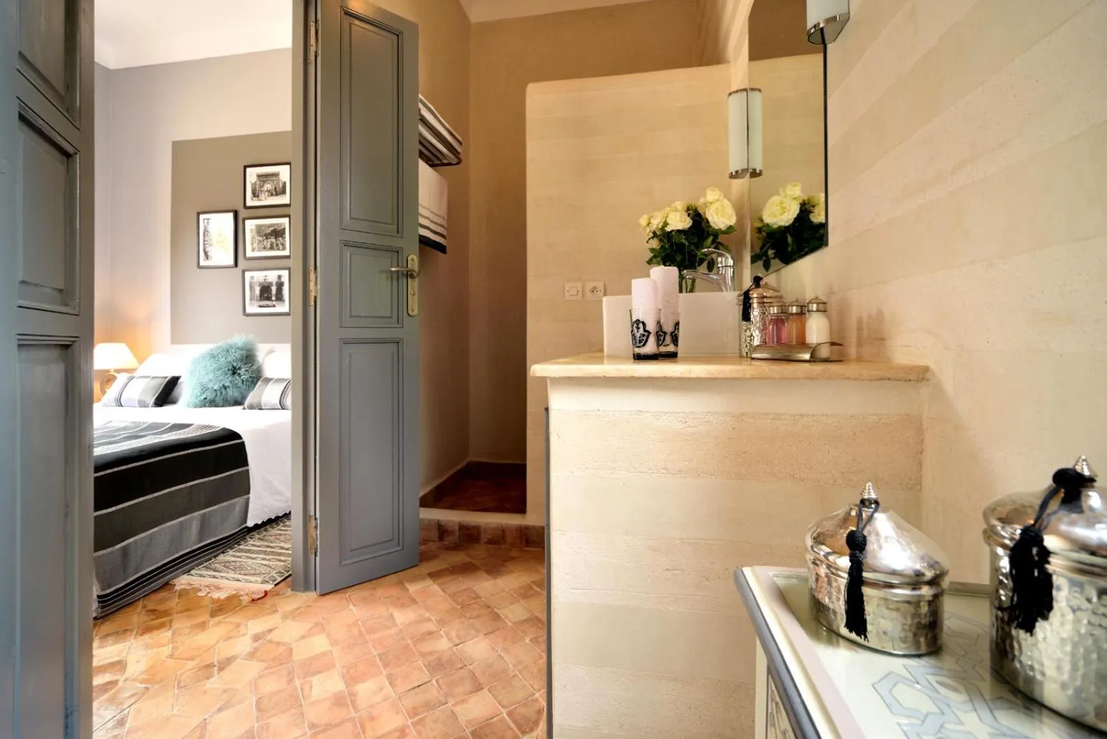 Photo of the whole room, Bed in Villa Dinari