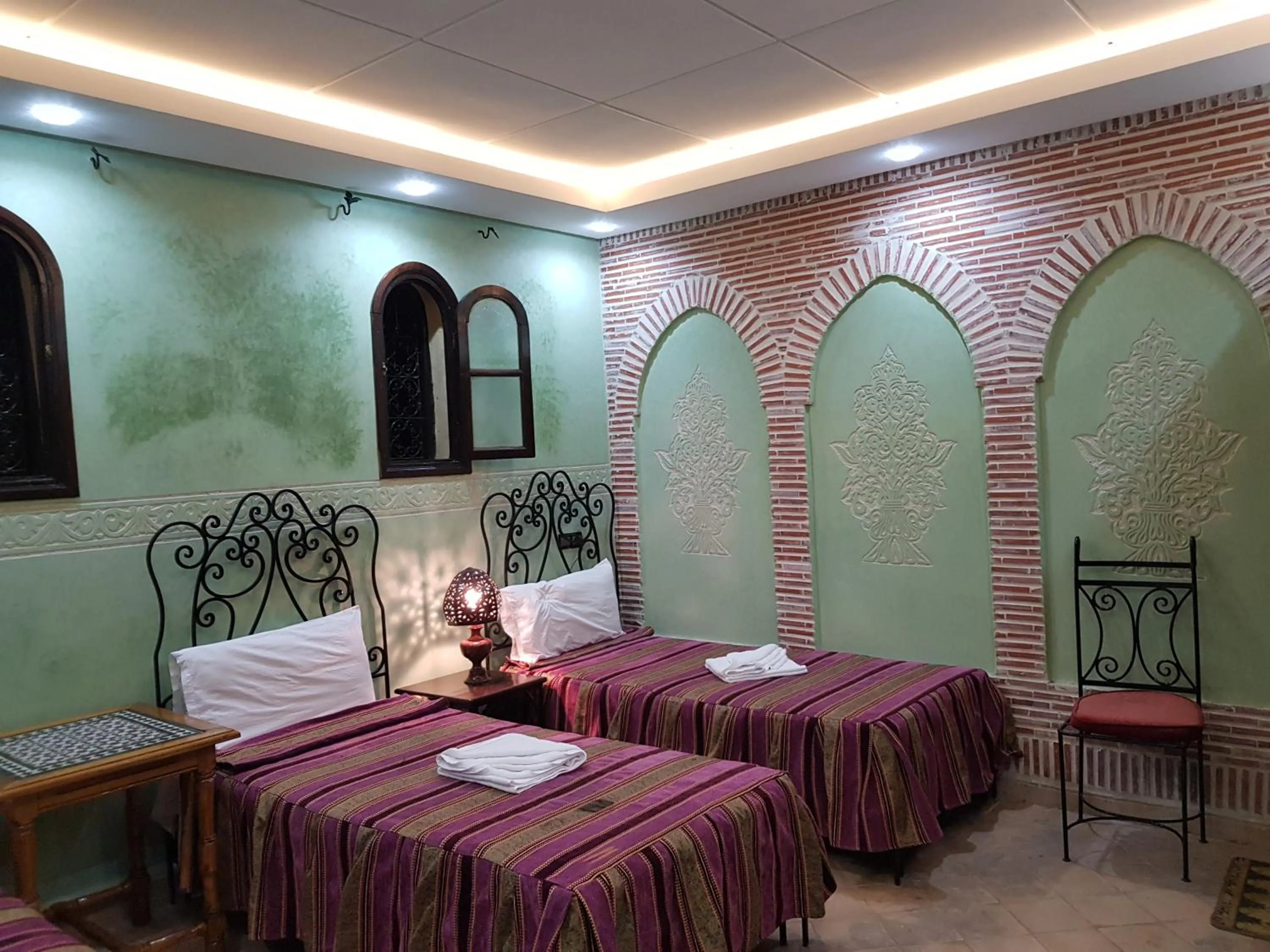 Bed in Hotel Salsabil