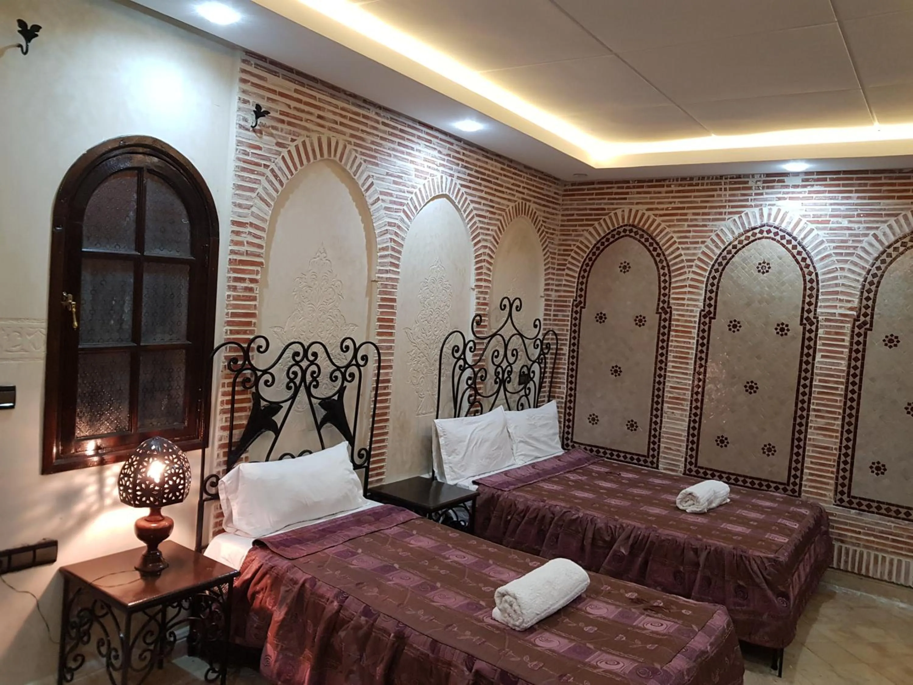 Bed in Hotel Salsabil