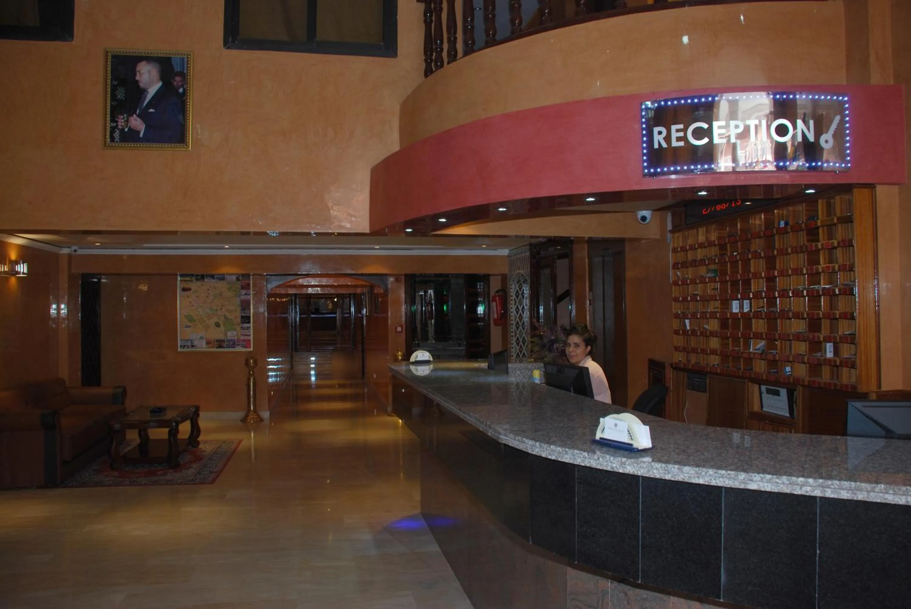Lobby or reception in Hotel Gomassine