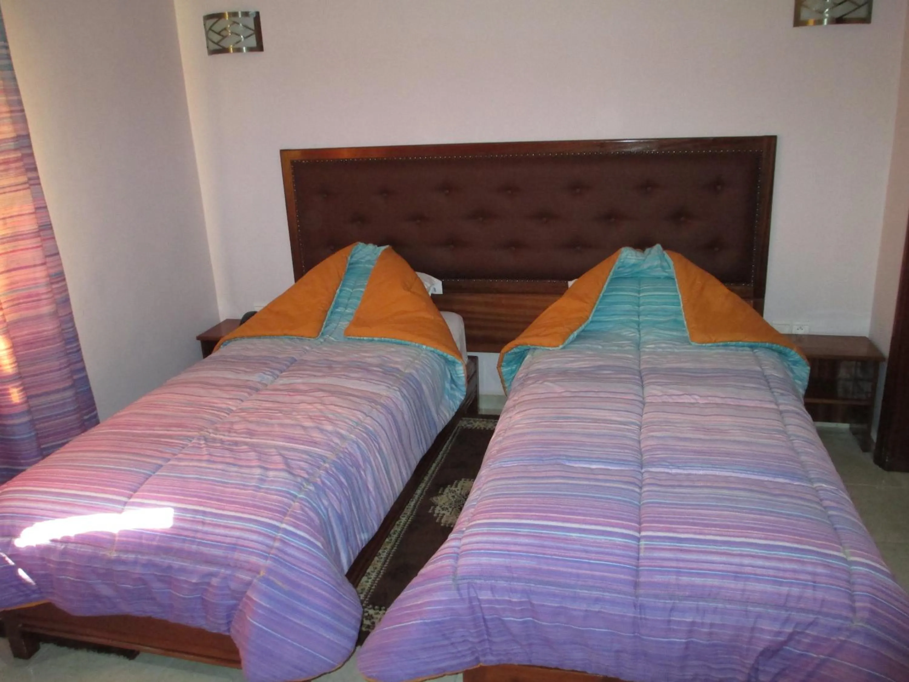 Bed in Hotel Gomassine