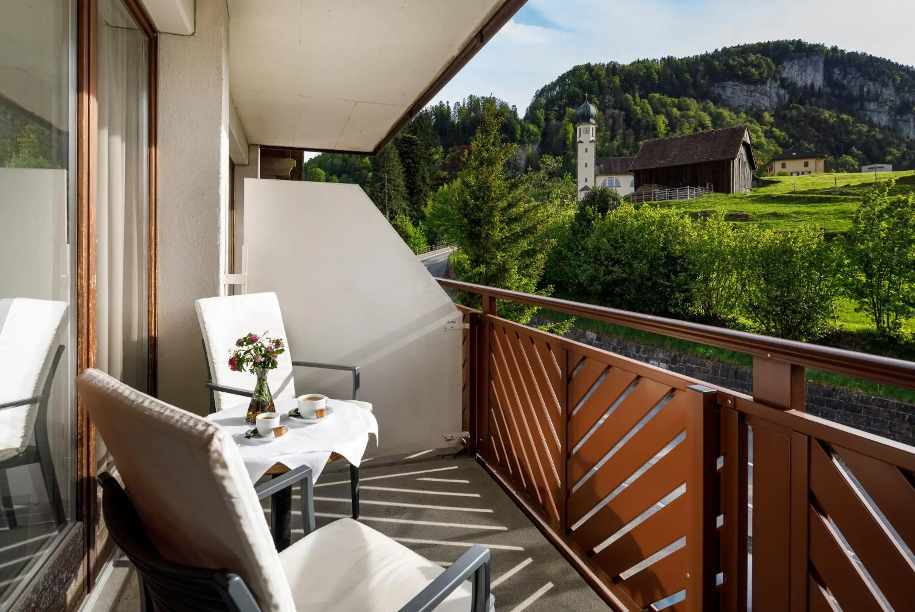 Double Room with Mountain View in Hotel und Naturhaus Bellevue Double Room with Mountain View in Hotel und Naturhaus Bellevue