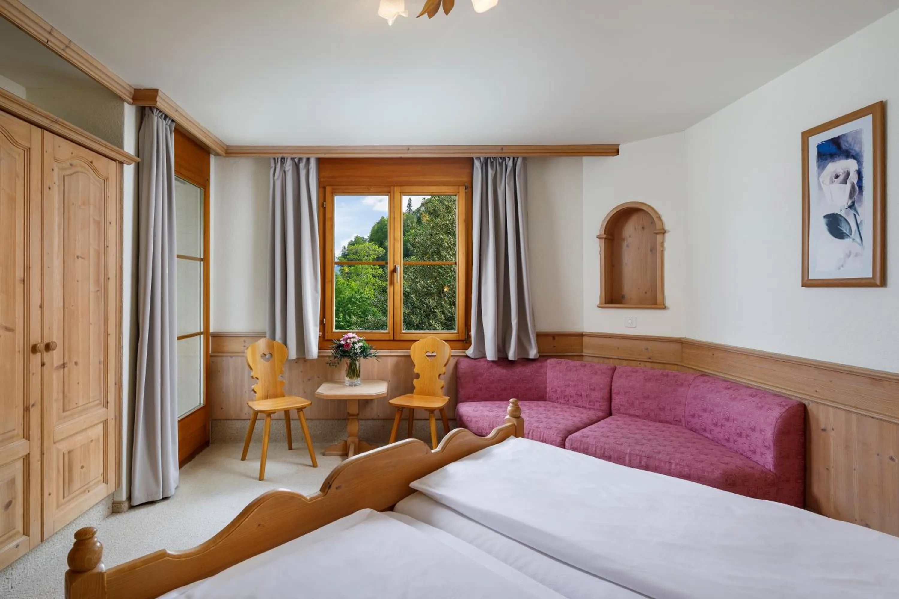 Living room, Bed in Hotel und Naturhaus Bellevue