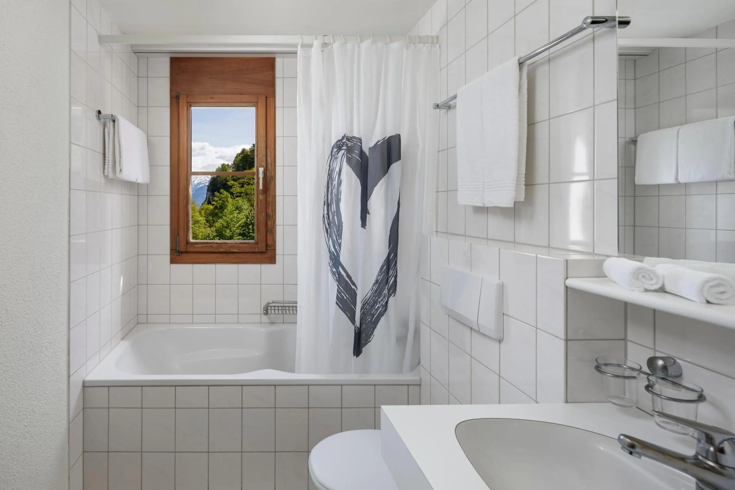Bathroom in Hotel und Naturhaus Bellevue