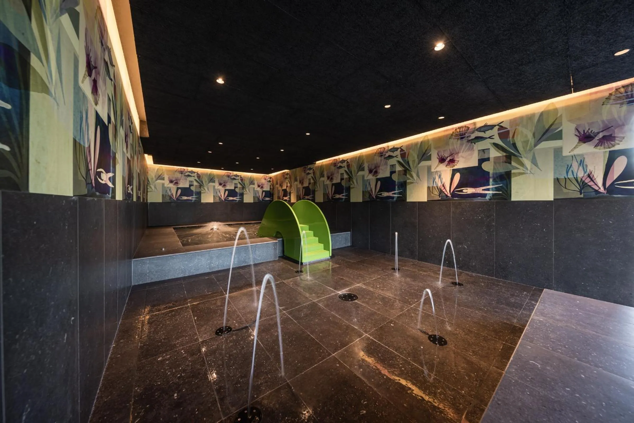 Swimming pool in Santre dolomythic home