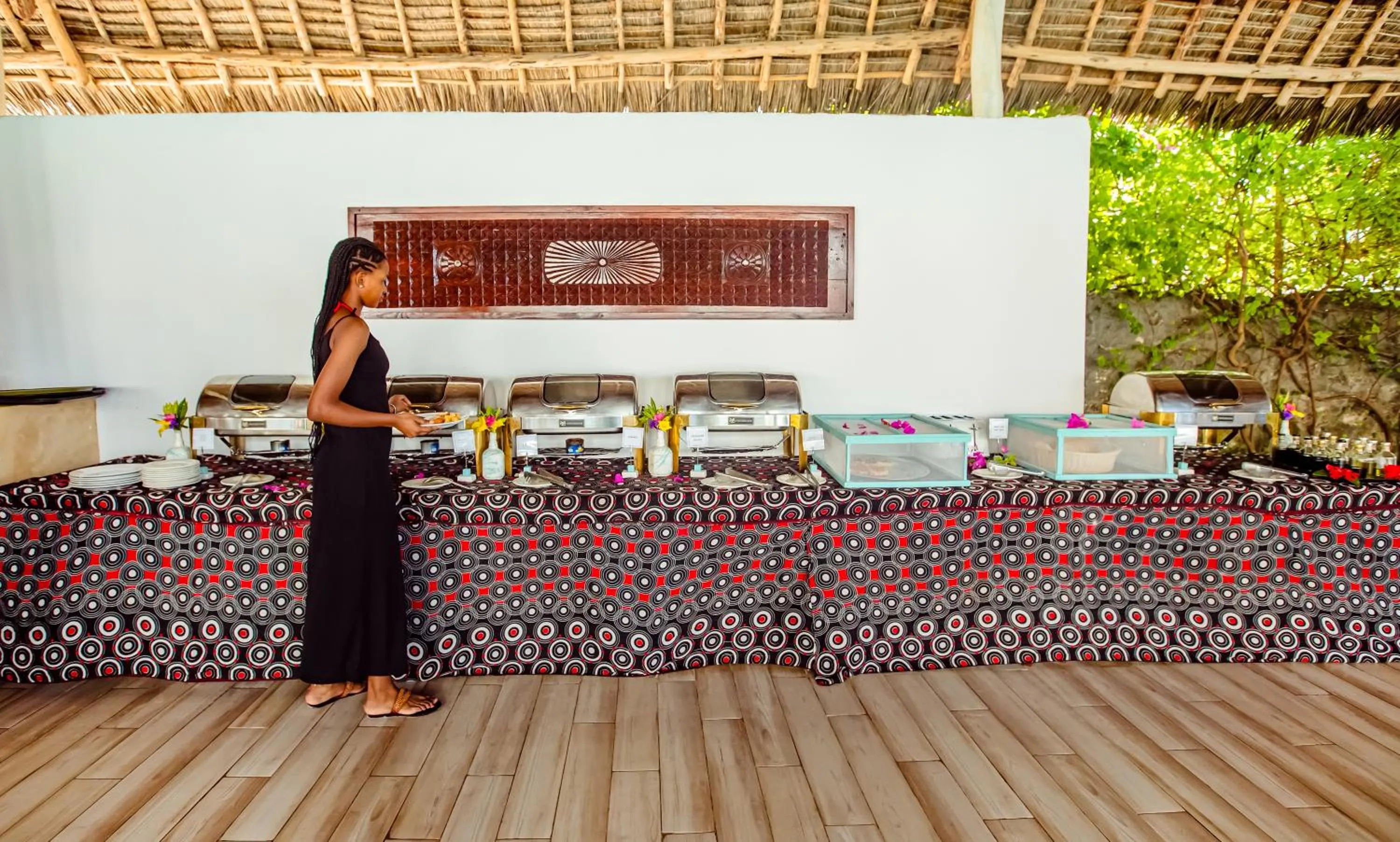 Food in AHG Sun Bay Mlilile Beach Hotel