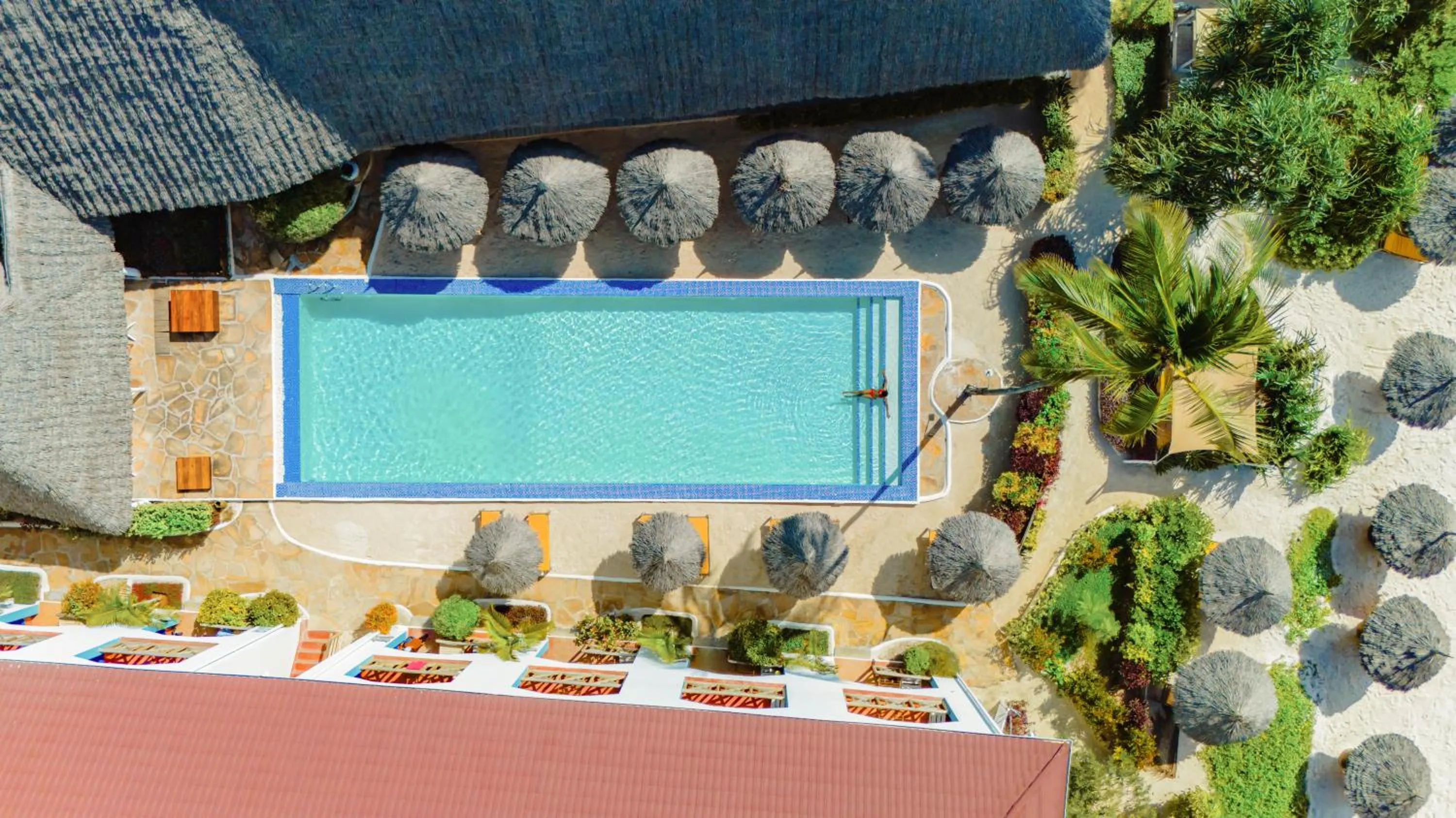 Swimming pool in AHG Sun Bay Mlilile Beach Hotel