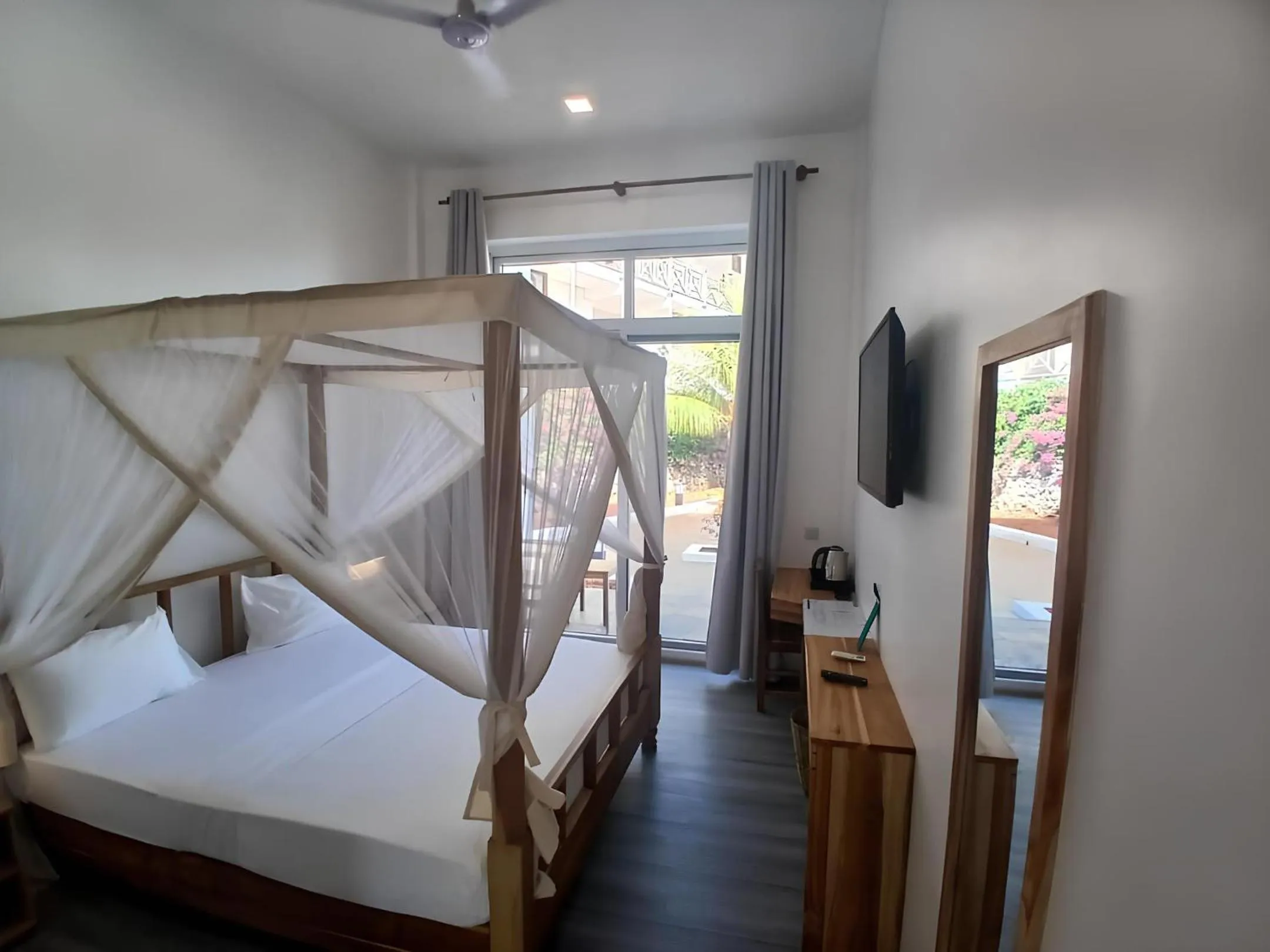 TV and multimedia, Bed in AHG Sun Bay Mlilile Beach Hotel