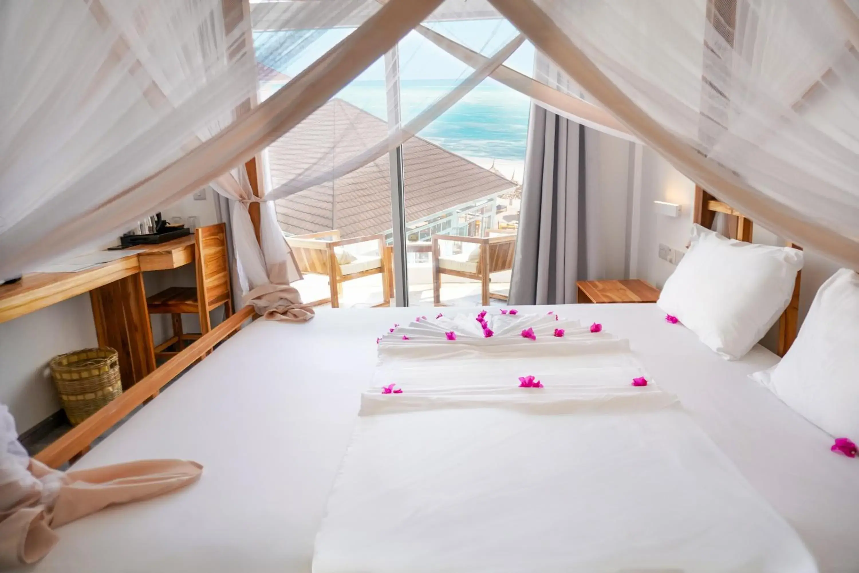 Double Room with Balcony and Sea View in AHG Sun Bay Mlilile Beach Hotel Double Room with Balcony and Sea View in AHG Sun Bay Mlilile Beach Hotel