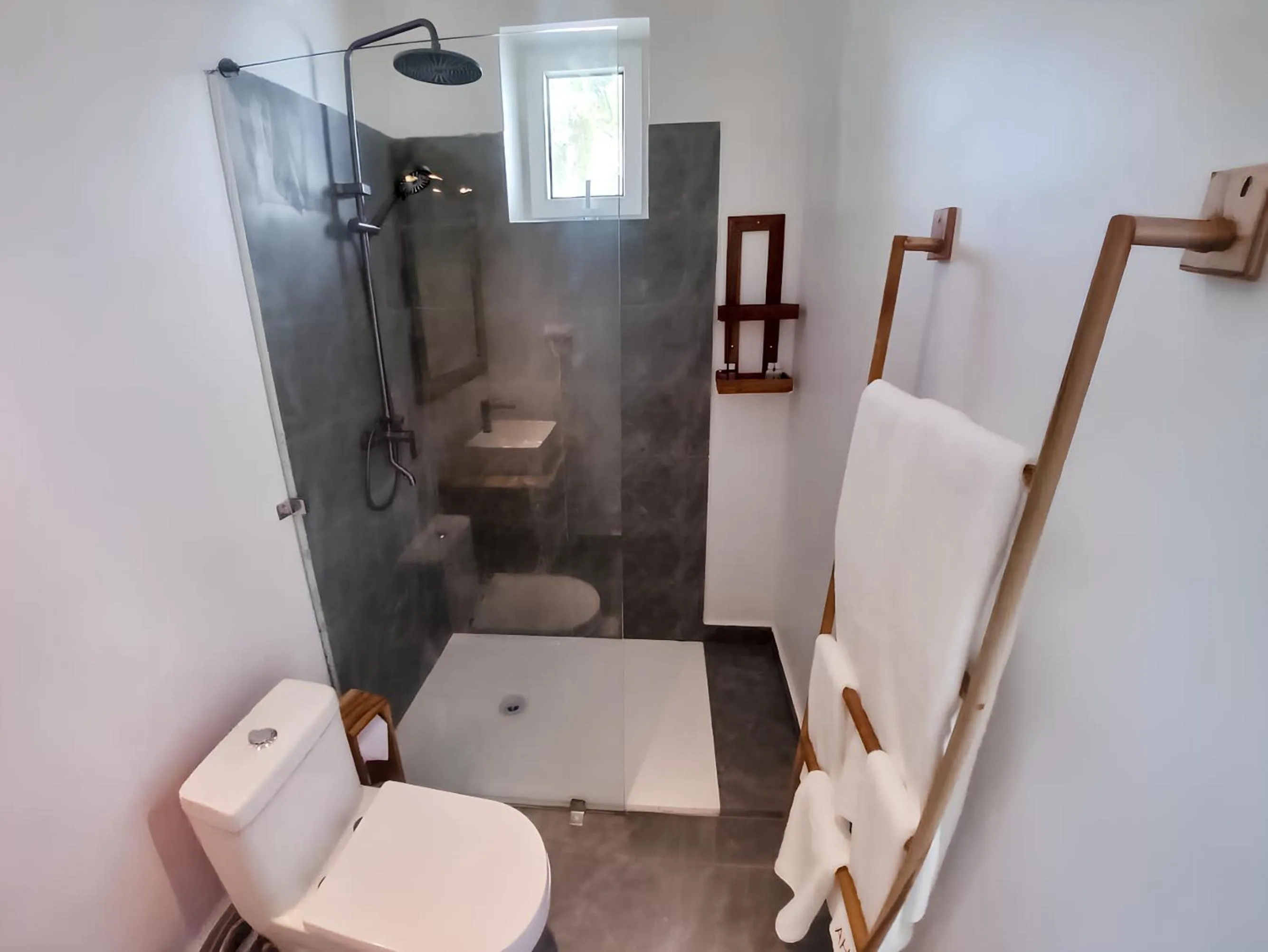 Shower in AHG Sun Bay Mlilile Beach Hotel