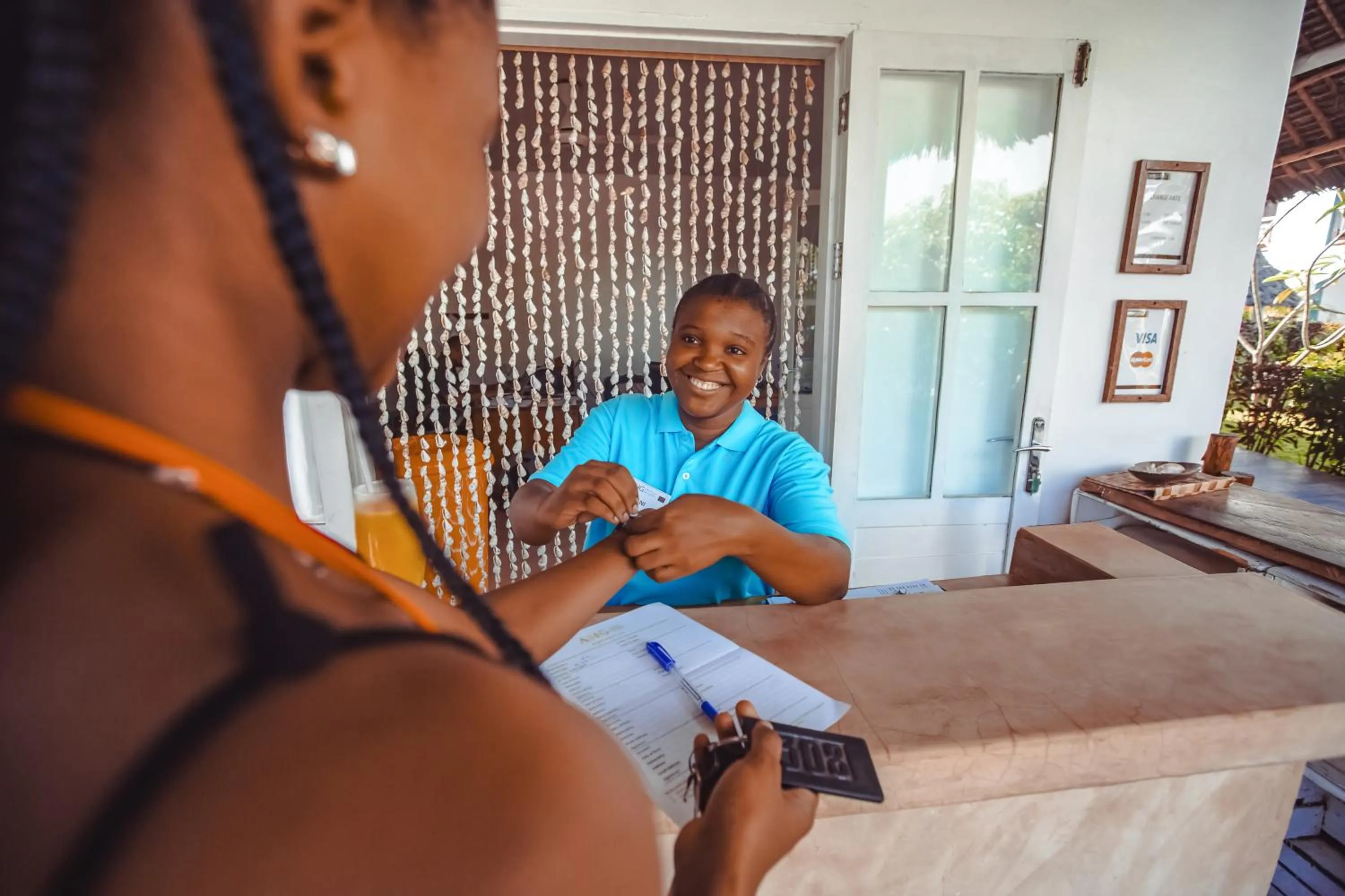 Lobby or reception in AHG Sun Bay Mlilile Beach Hotel