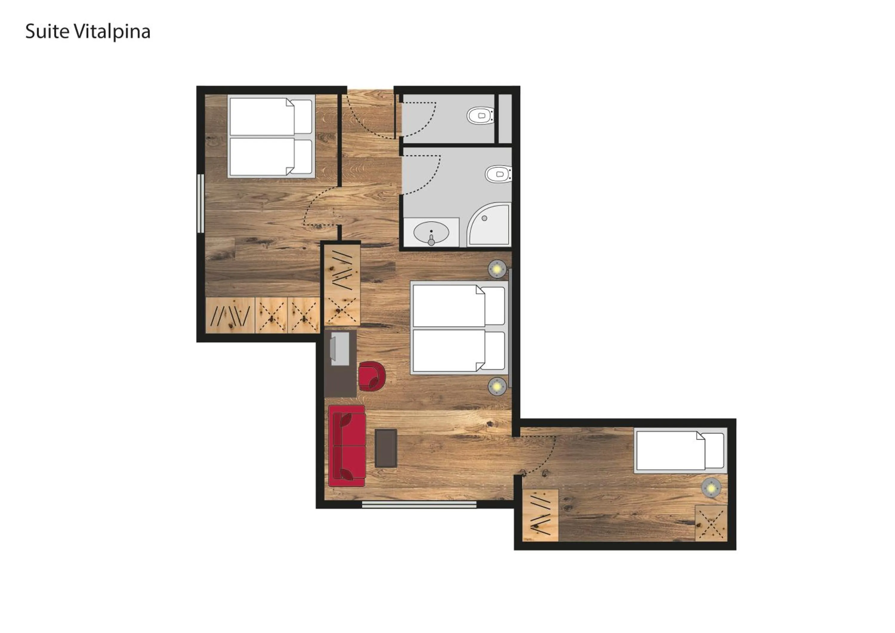 Photo of the whole room in Vitalpina Hotel Magdalenahof