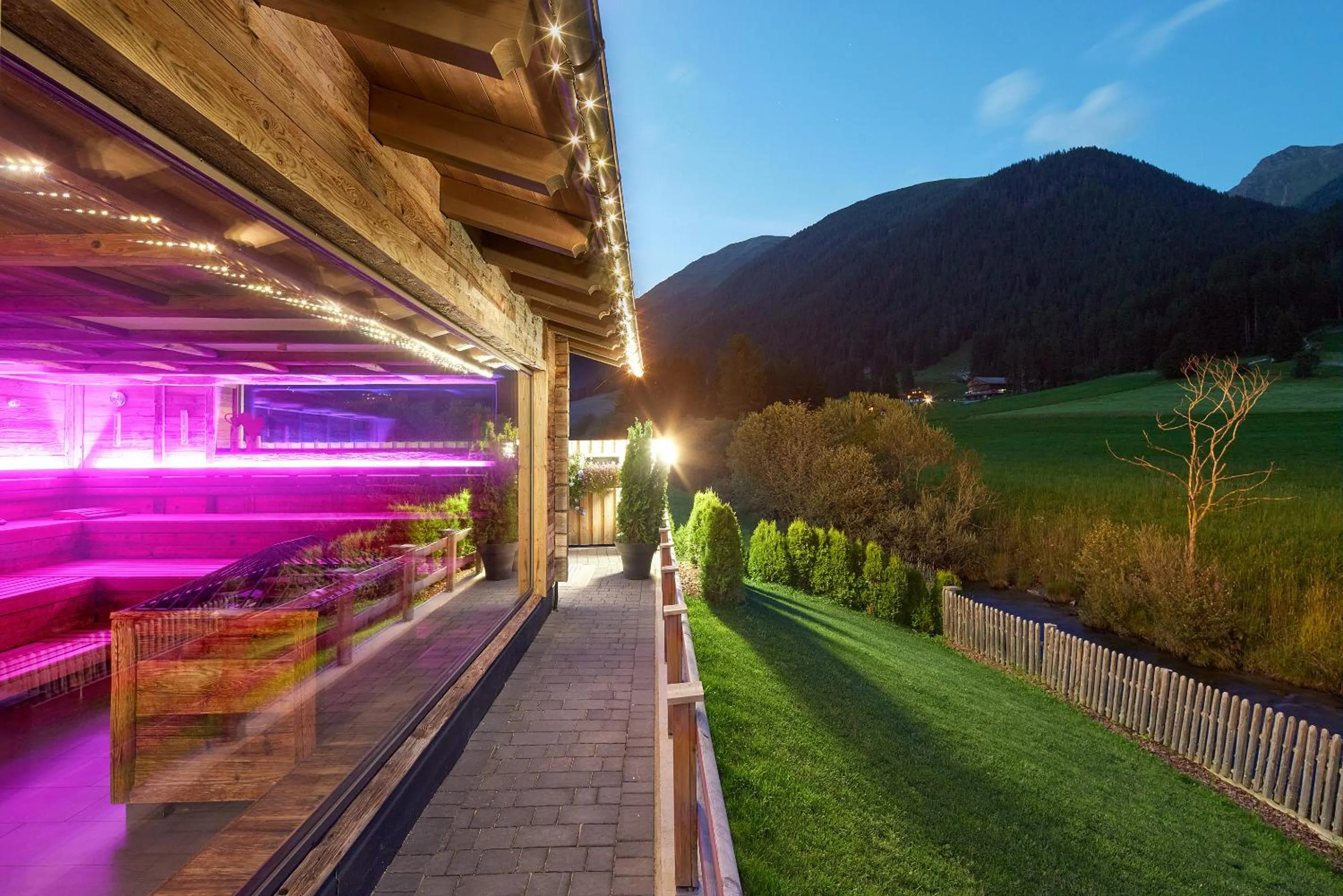 Sauna in Vitalpina Hotel Magdalenahof
