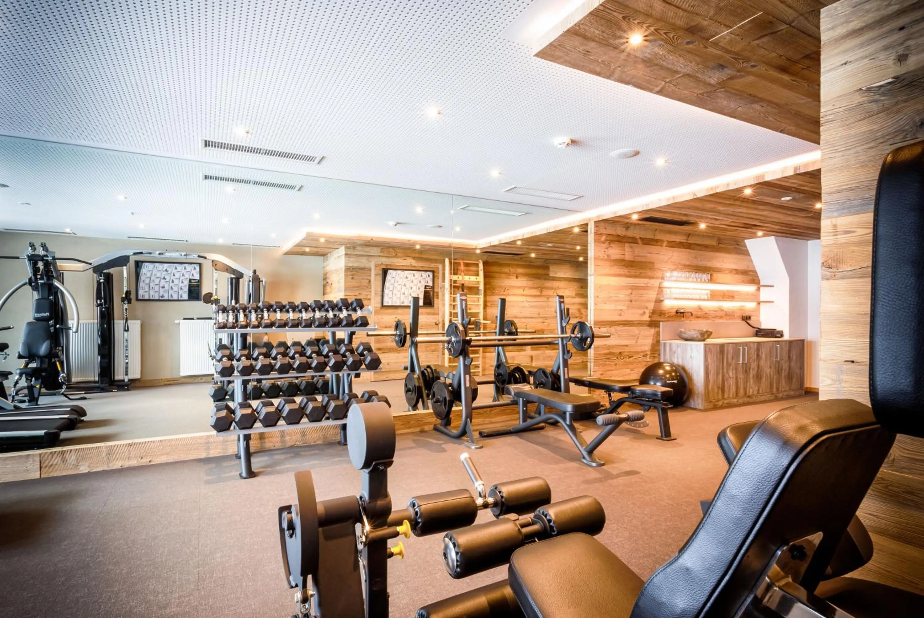 Fitness centre/facilities in Vitalpina Hotel Magdalenahof