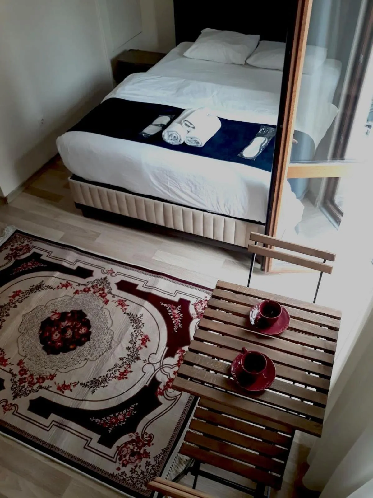 Photo of the whole room, Bed in Asteria House