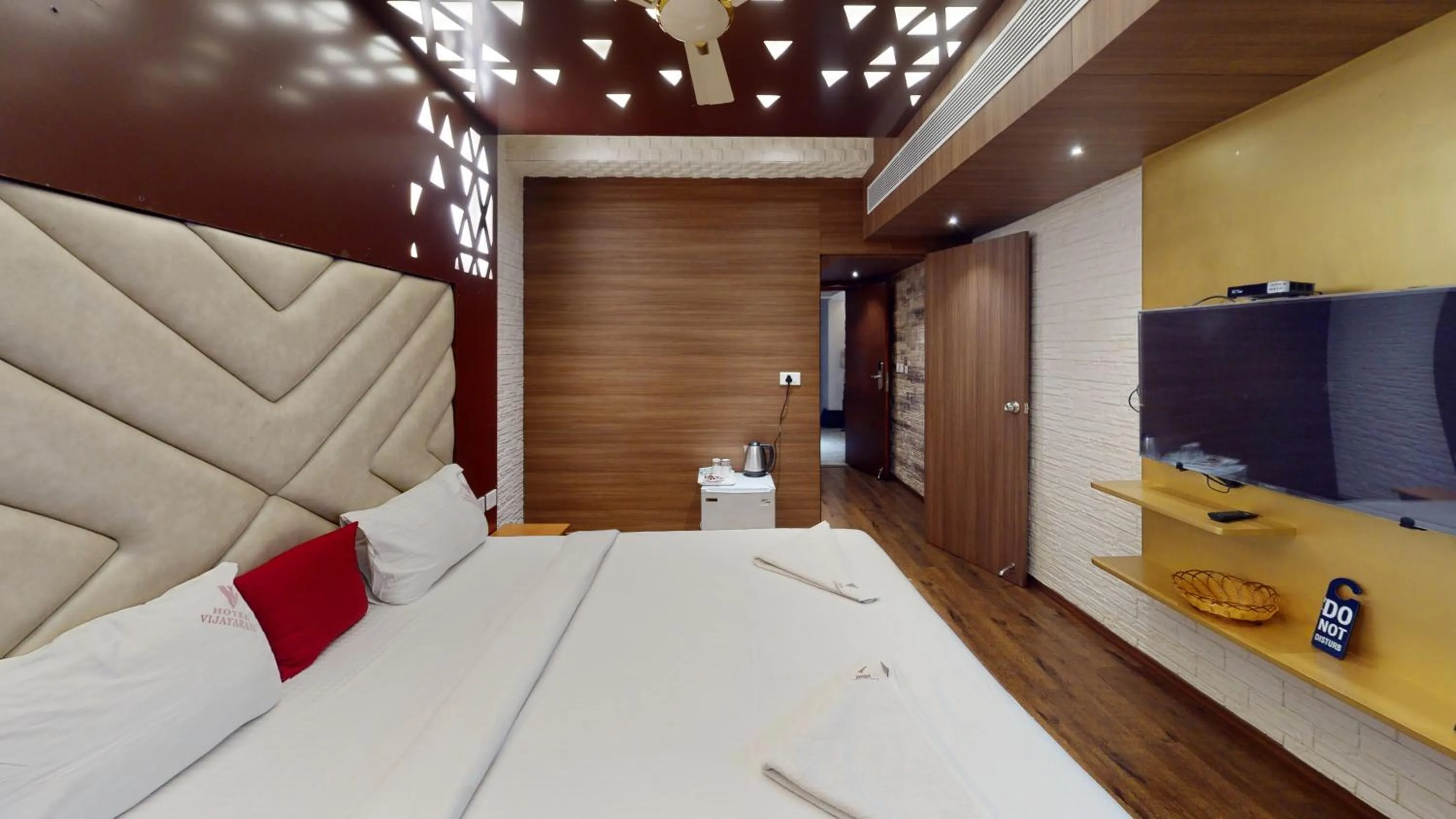 Bed in HOTEL VIJAYARANI