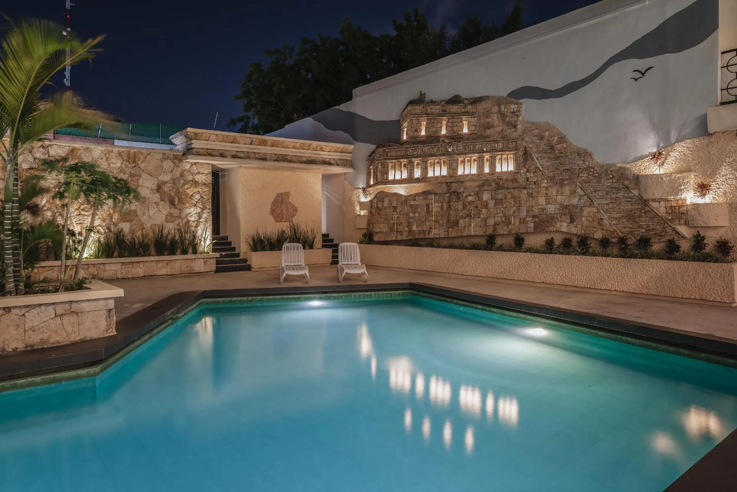 Night in Gran Hotel Panamericana, Mérida