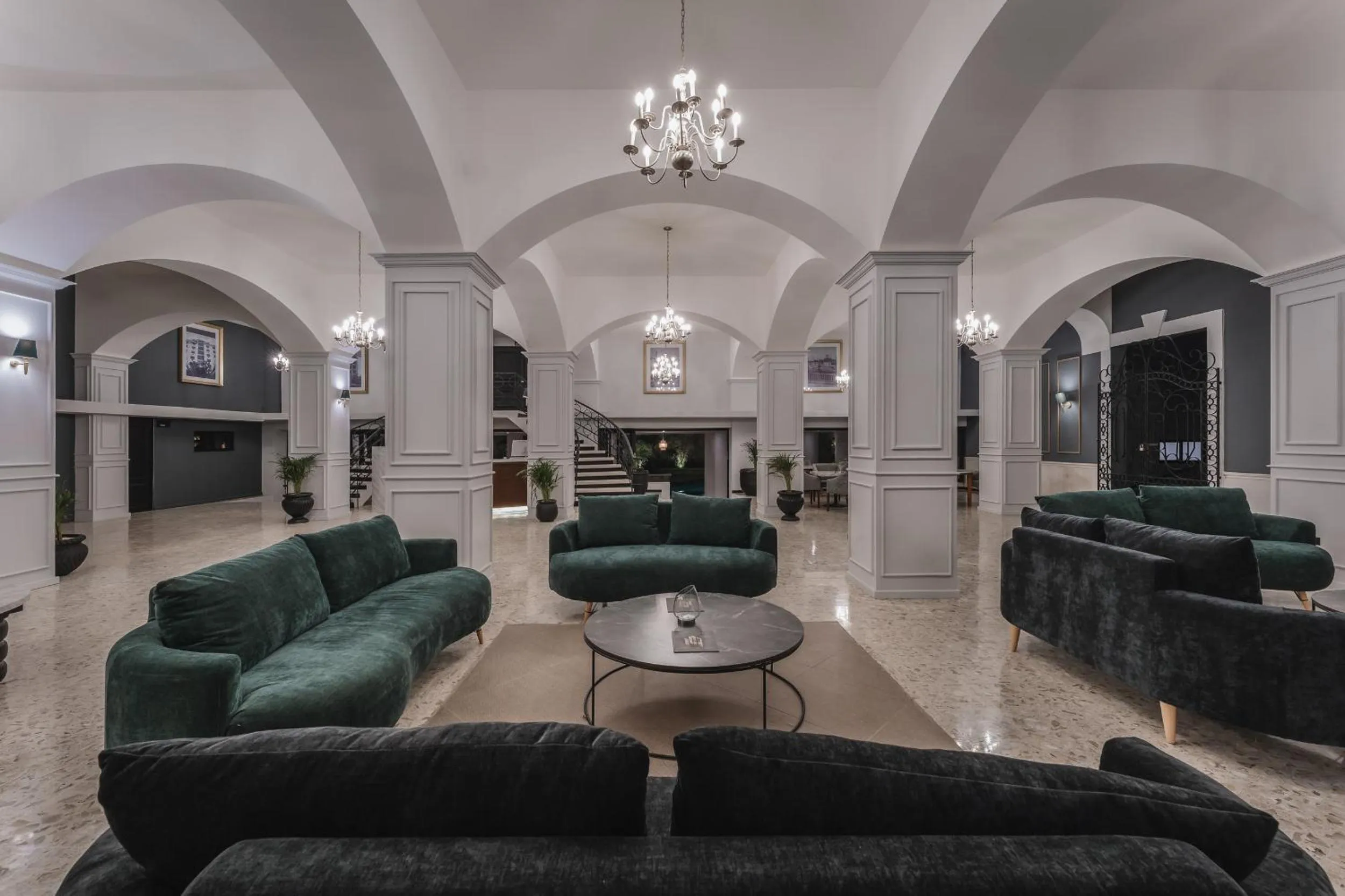 Seating area in Gran Hotel Panamericana, Mérida