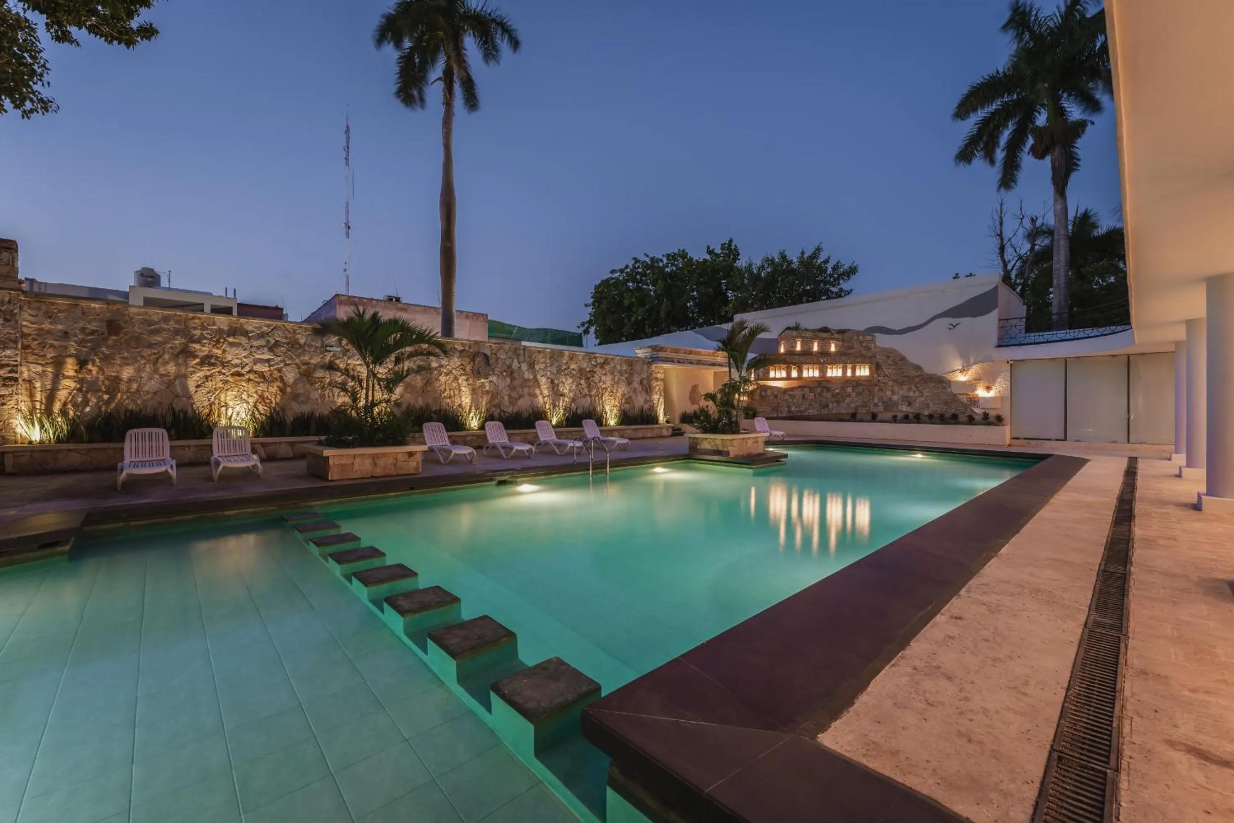 Night in Gran Hotel Panamericana, Mérida