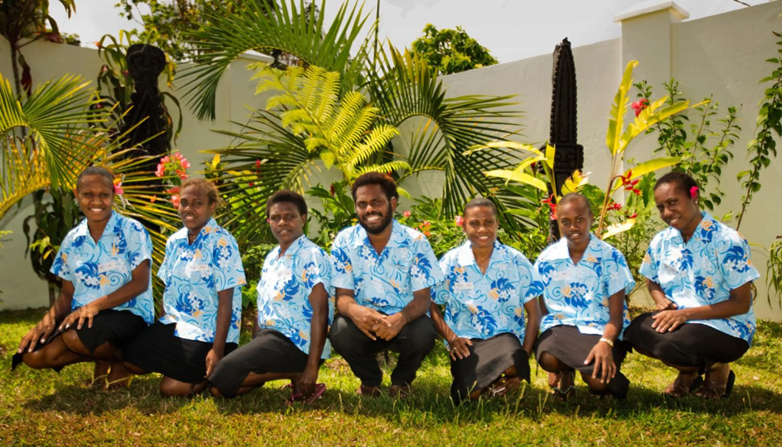 Staff in Beachfront Resort