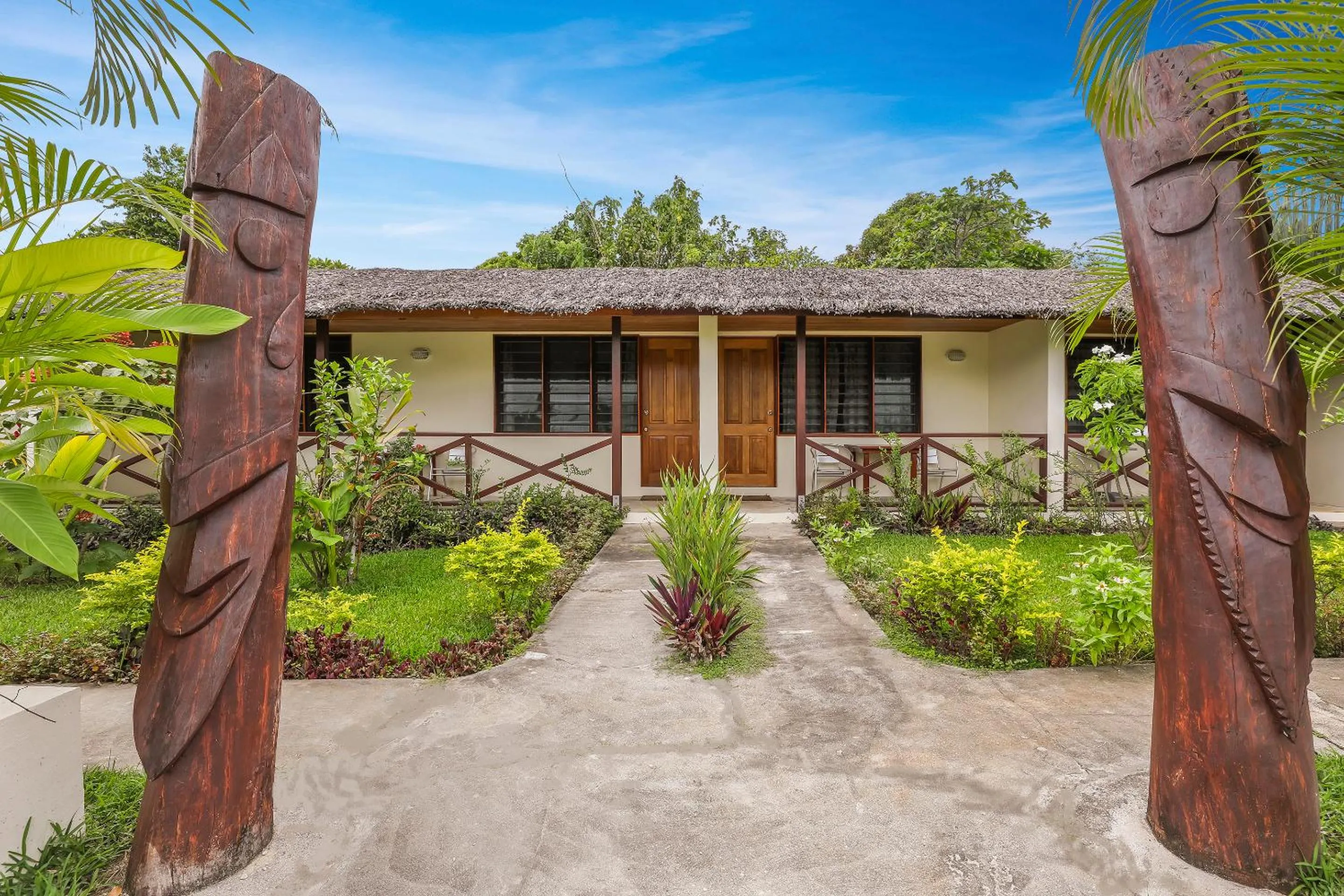 Garden view in Beachfront Resort