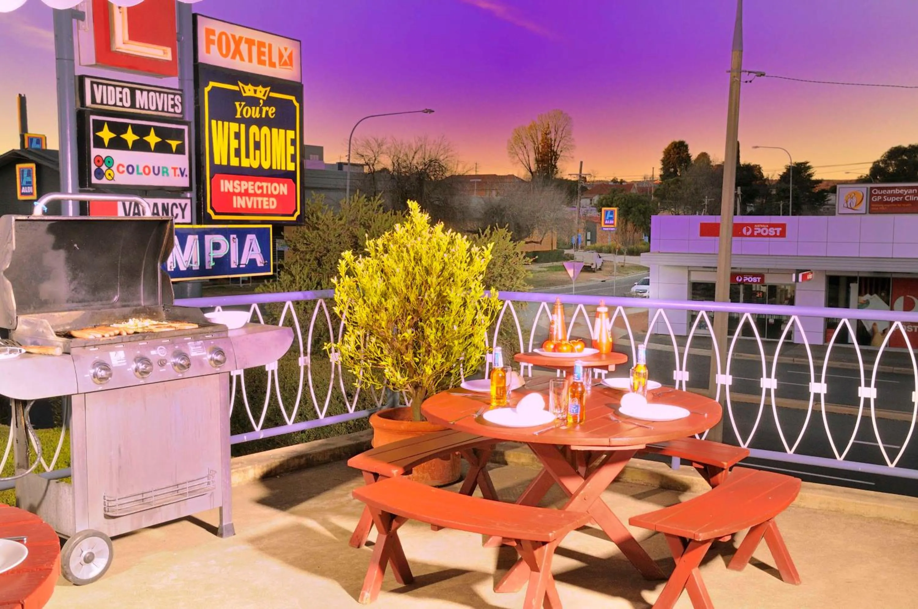 View (from property/room) in Olympia Motel