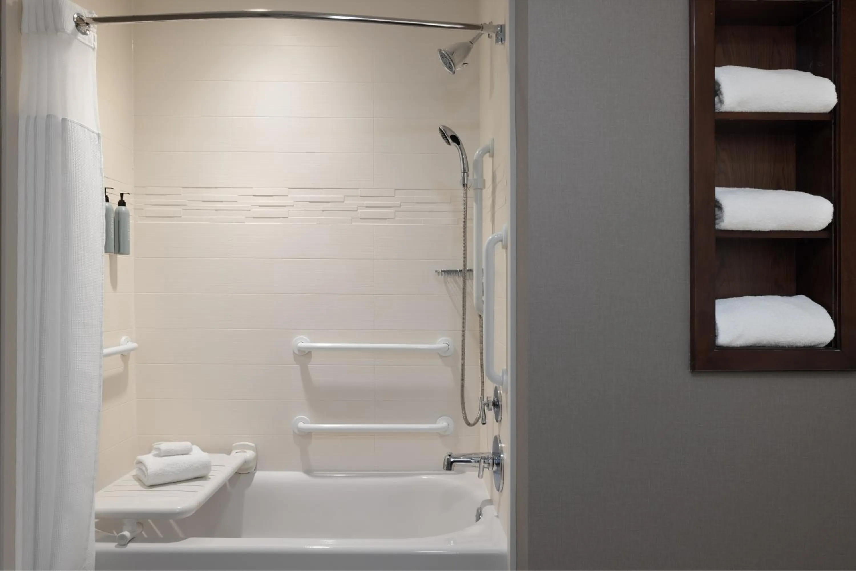 Shower in Residence Inn by Marriott Des Moines Downtown