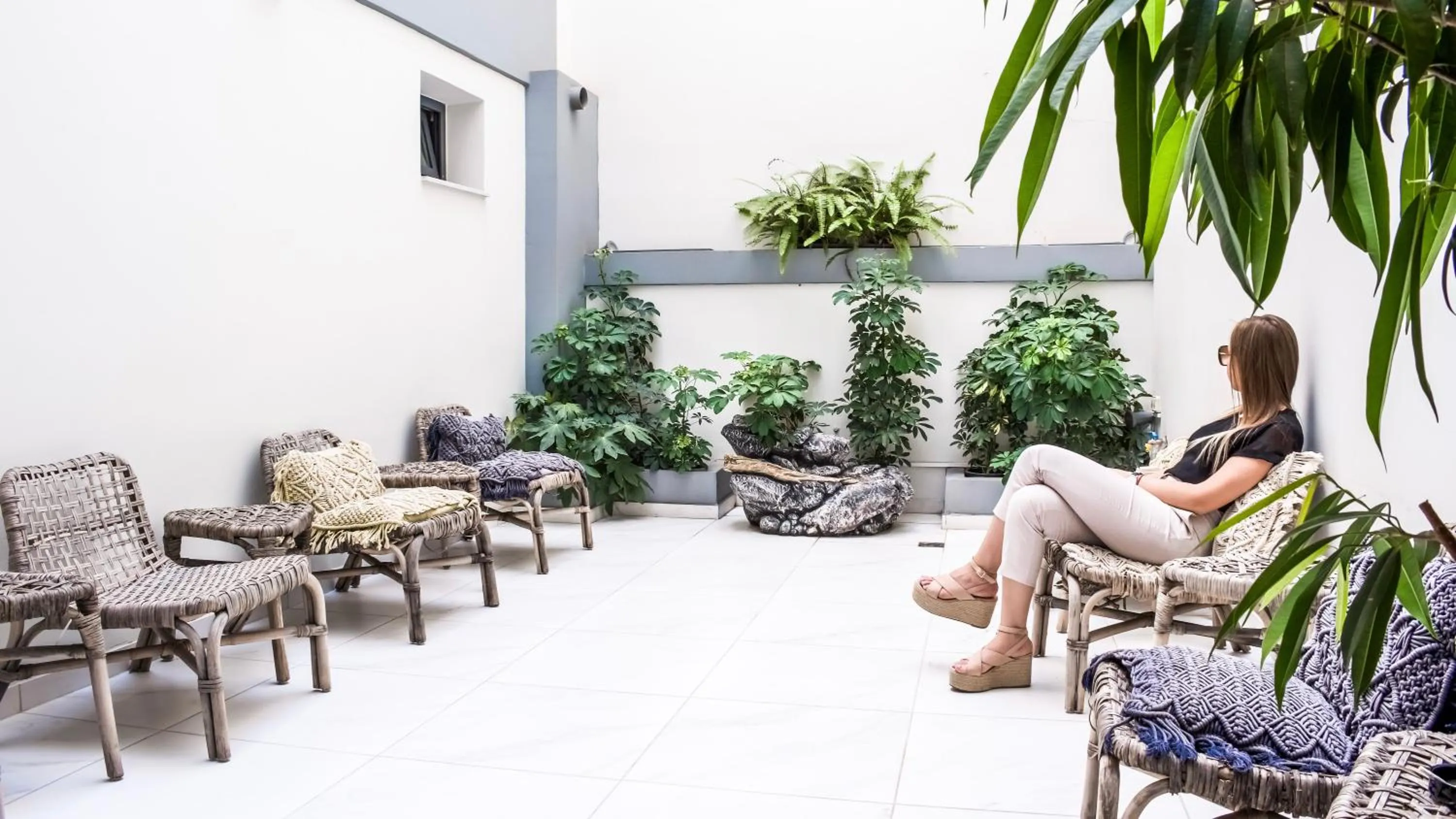 Patio in Iasonos Suites Athens