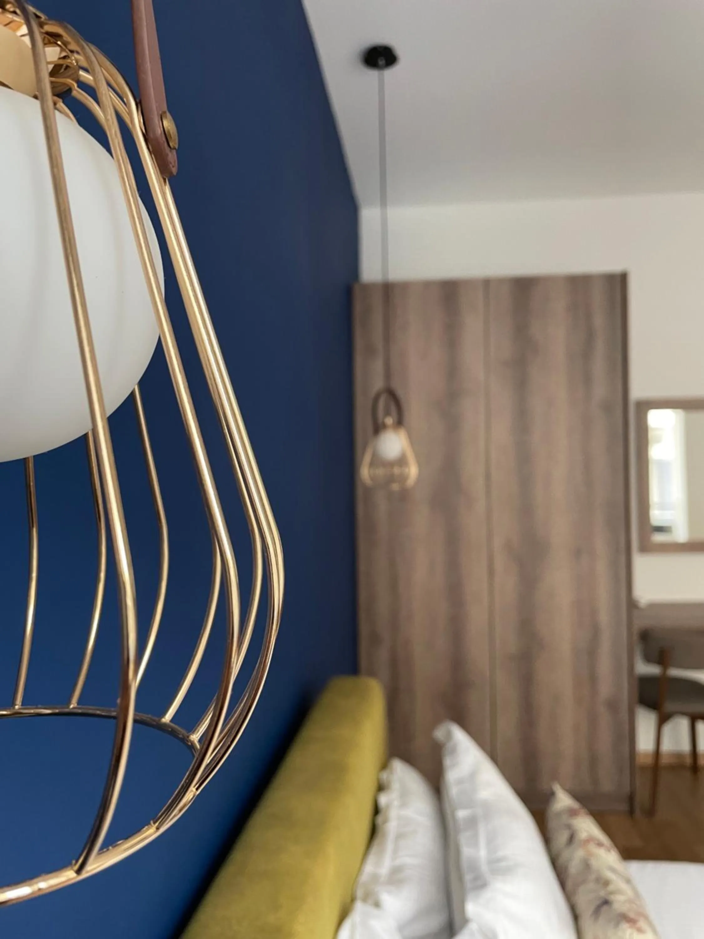 Bed in Iasonos Suites Athens