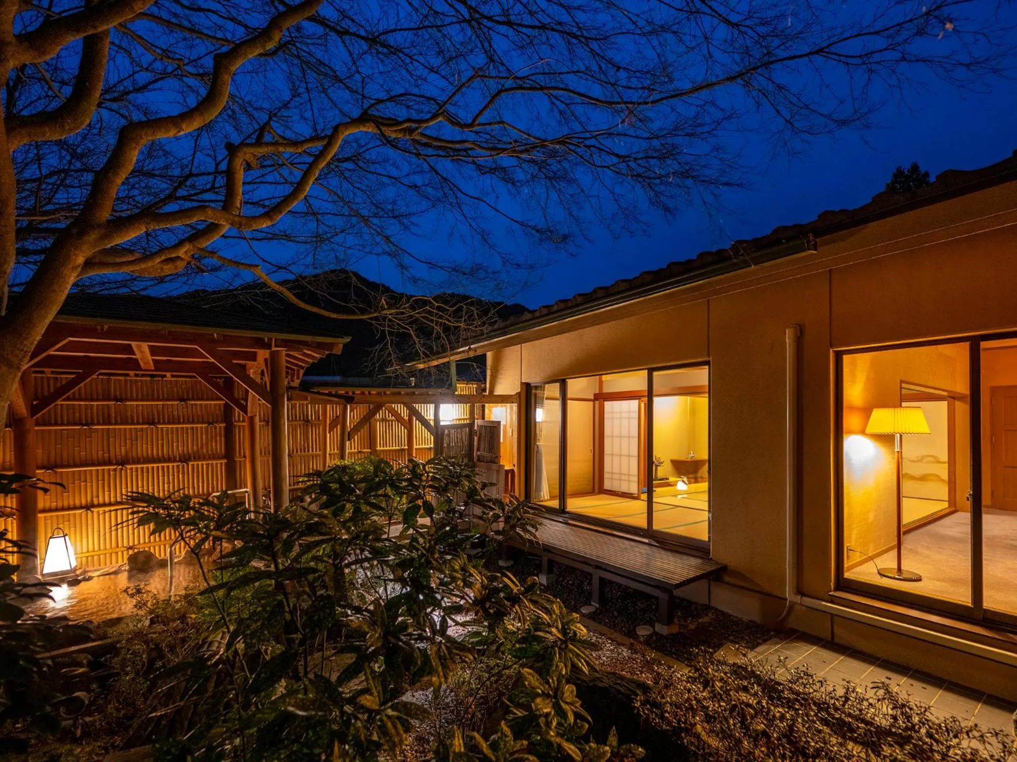 Garden in Yumoto Kanko Hotel Saikyo