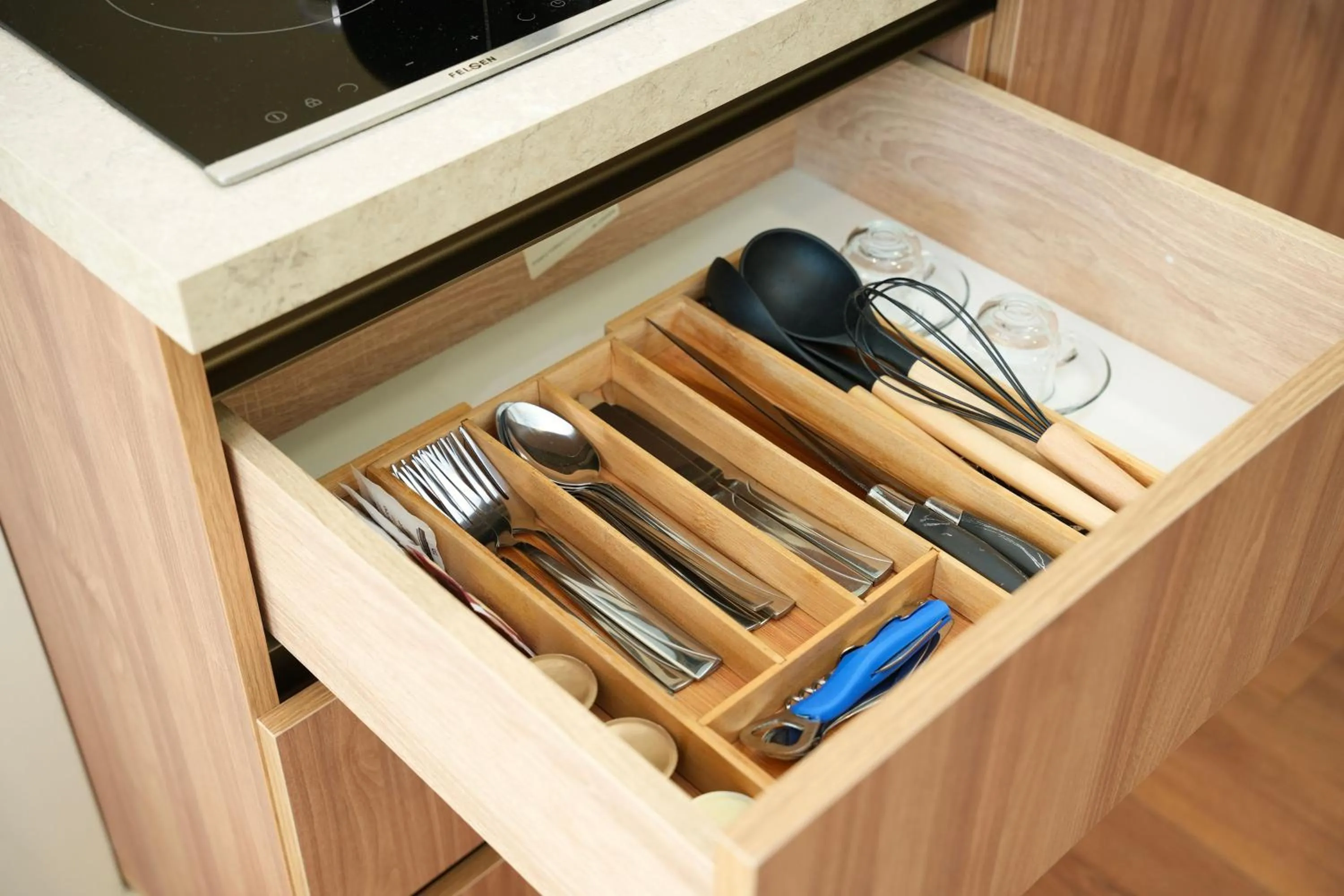 Kitchen or kitchenette in Retreat Apartments