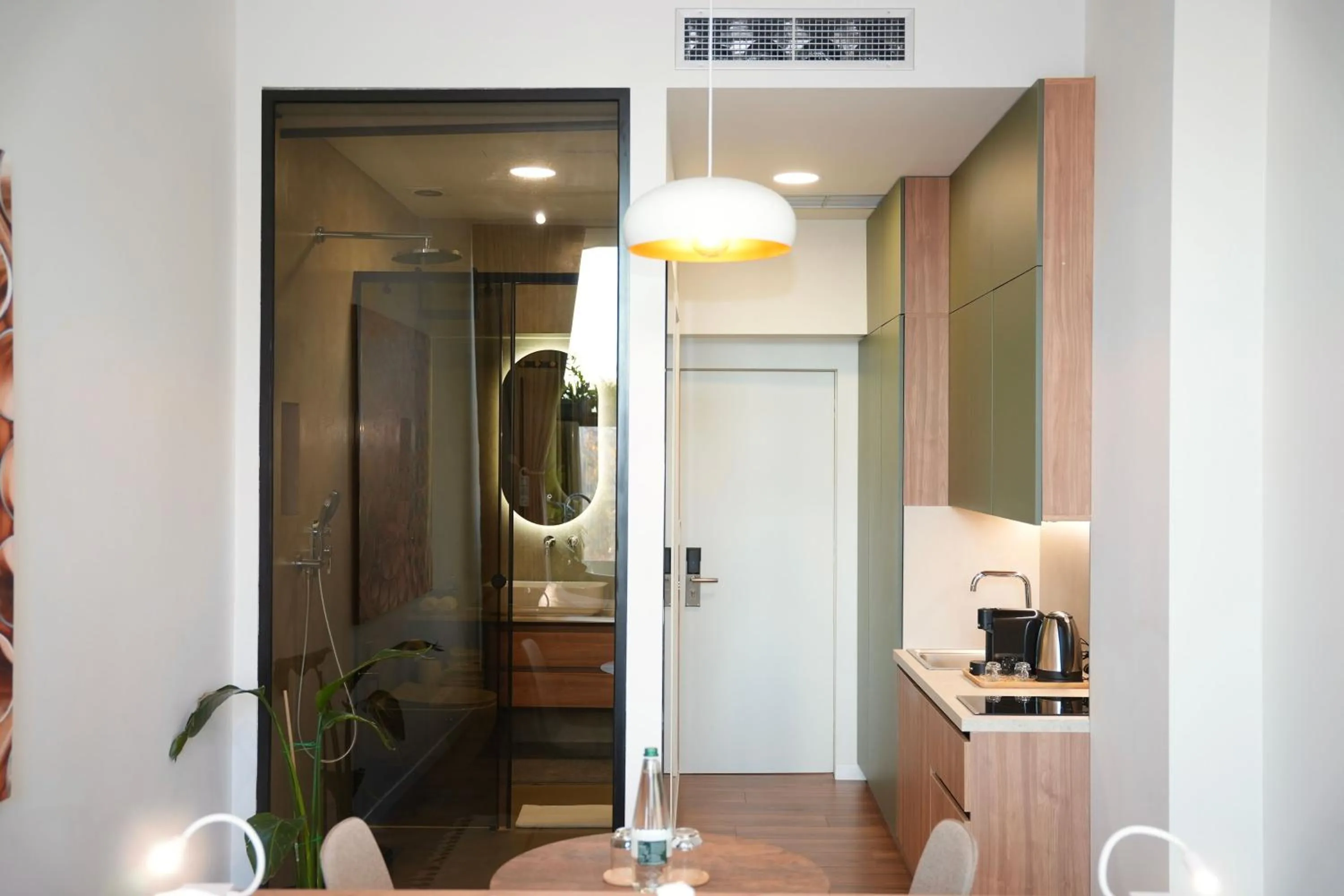 Kitchen or kitchenette in Retreat Apartments