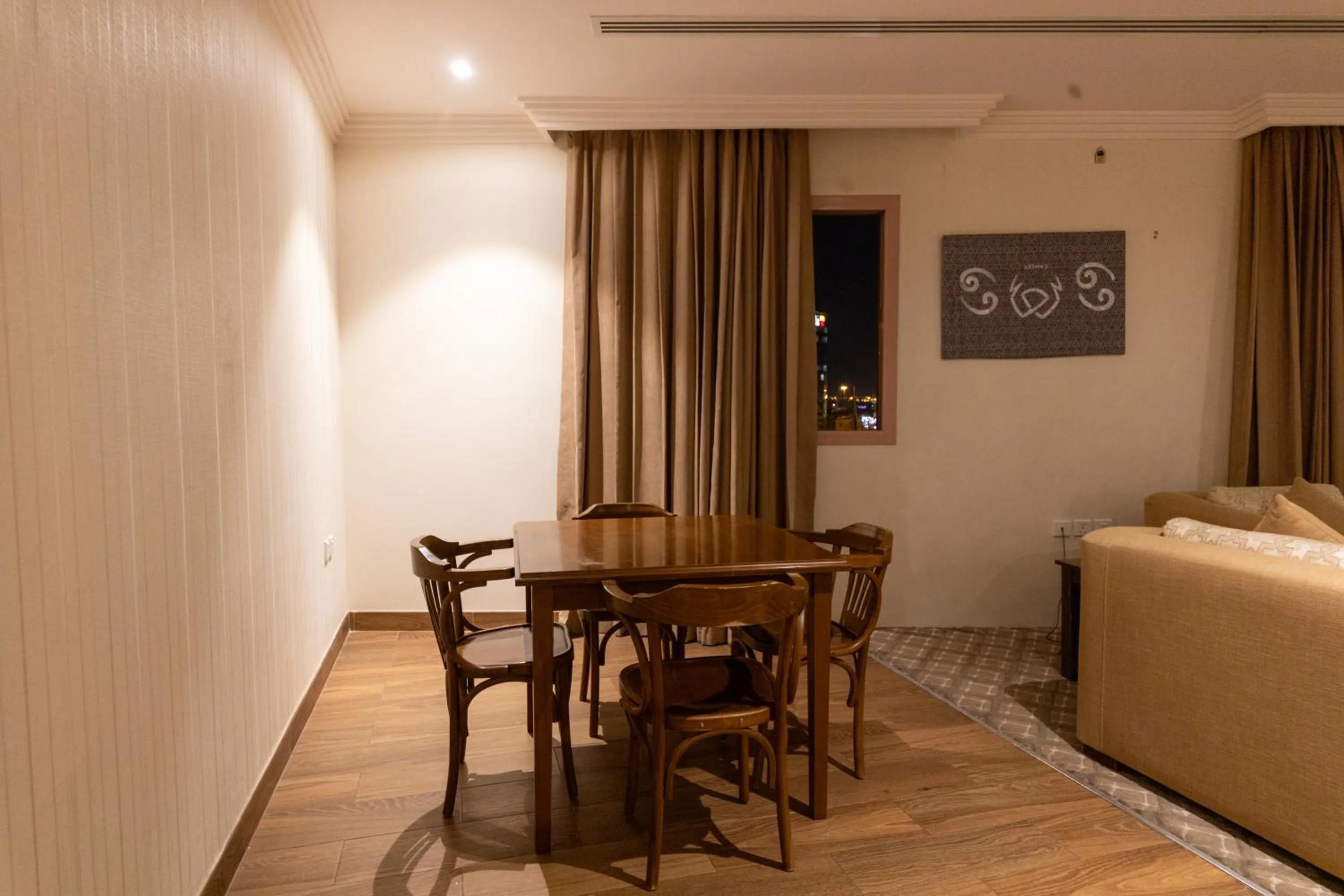 Living room, Bed in Burj Al Hayat Hotel Suites - Al Olaya