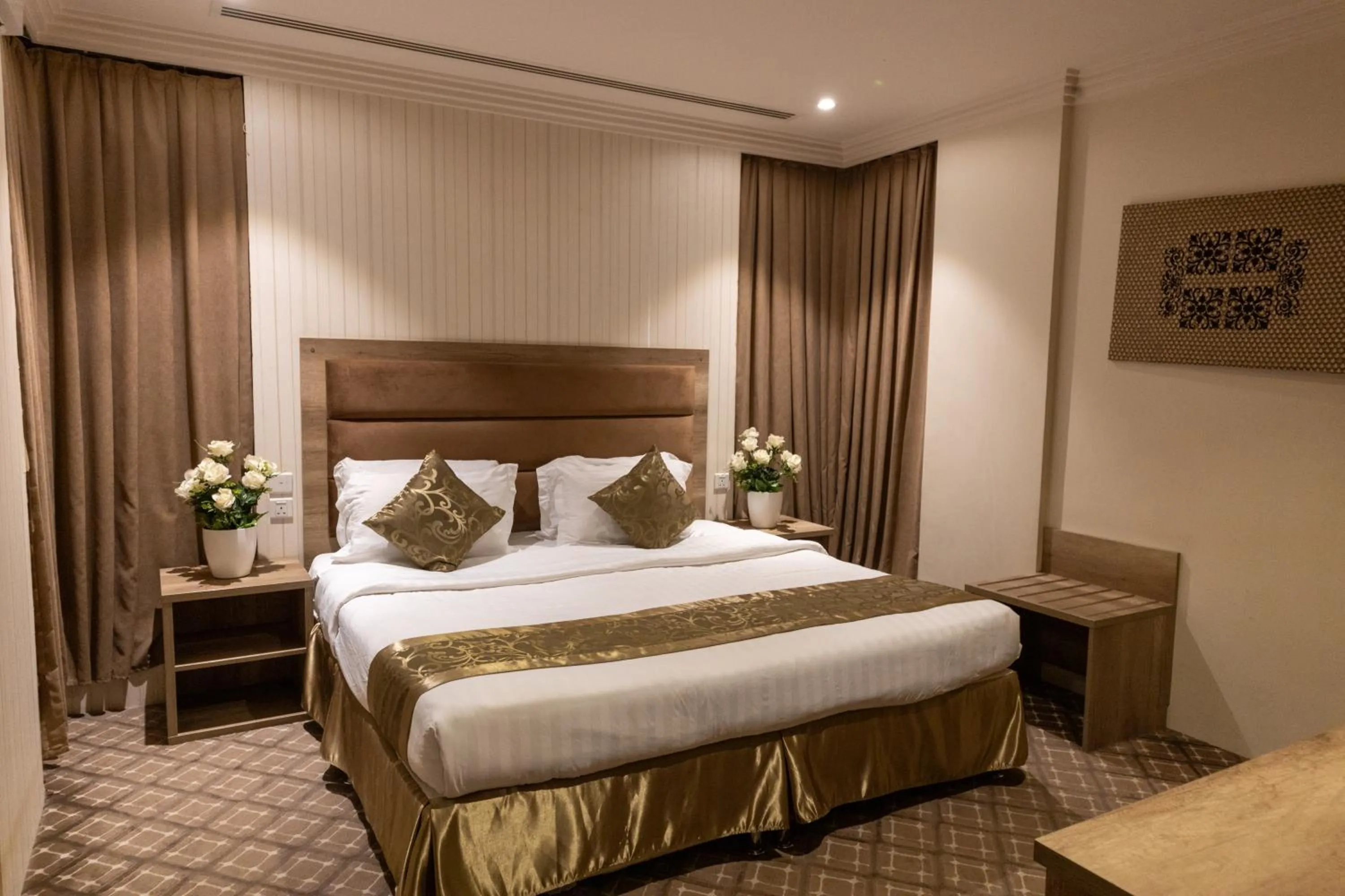 Bed in Burj Al Hayat Hotel Suites - Al Olaya