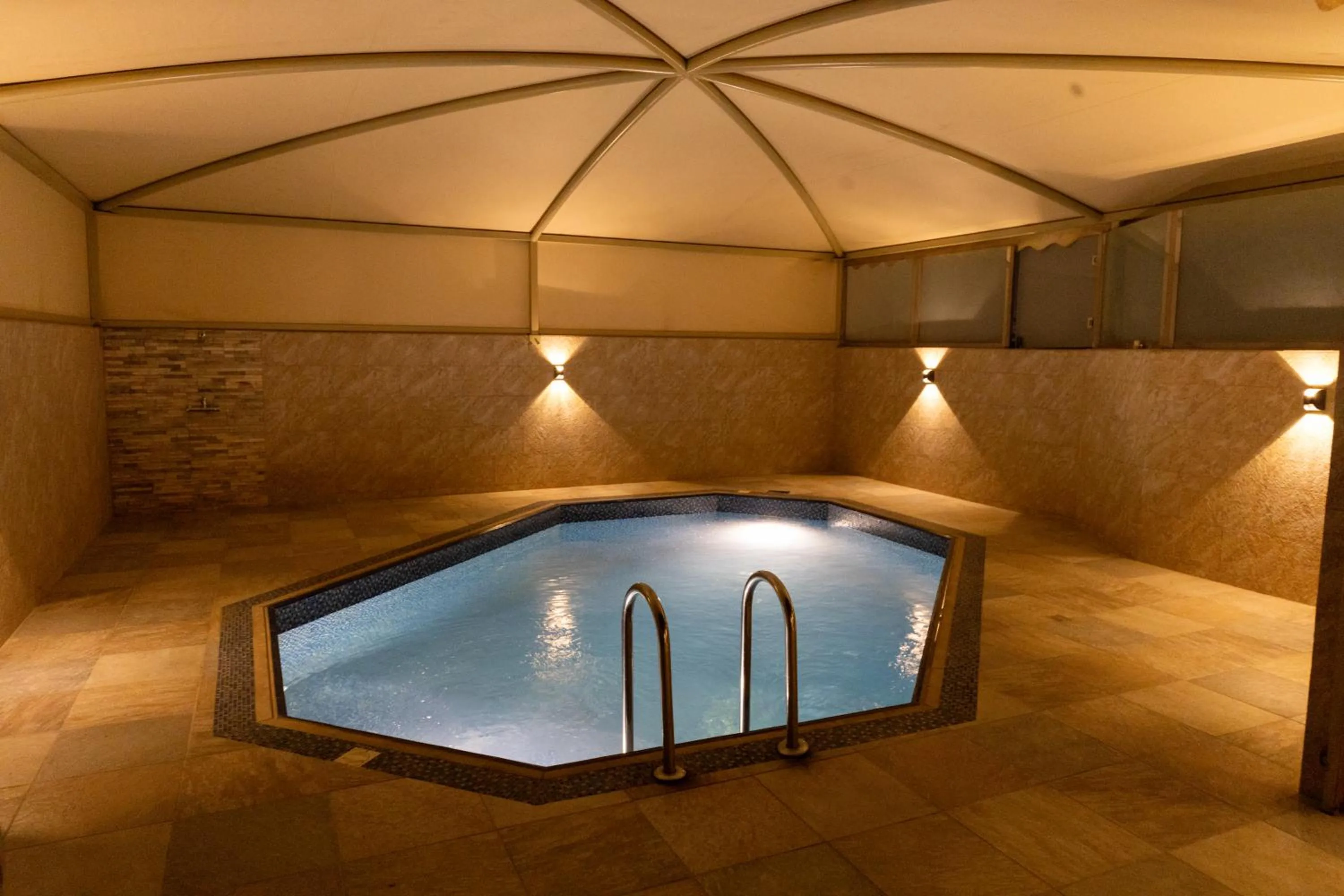 Pool view in Burj Al Hayat Hotel Suites - Al Olaya