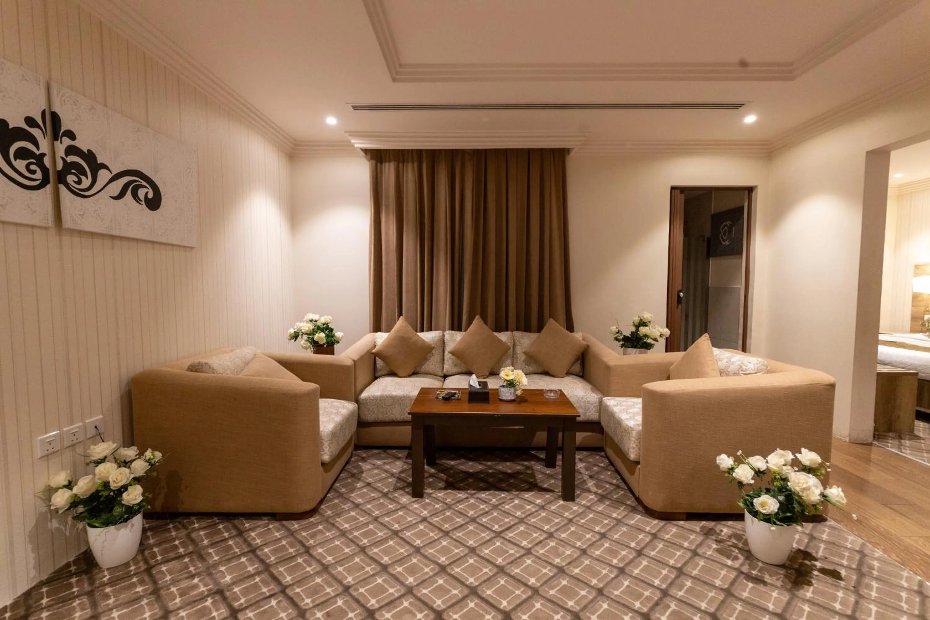 Living room in Burj Al Hayat Hotel Suites - Al Olaya