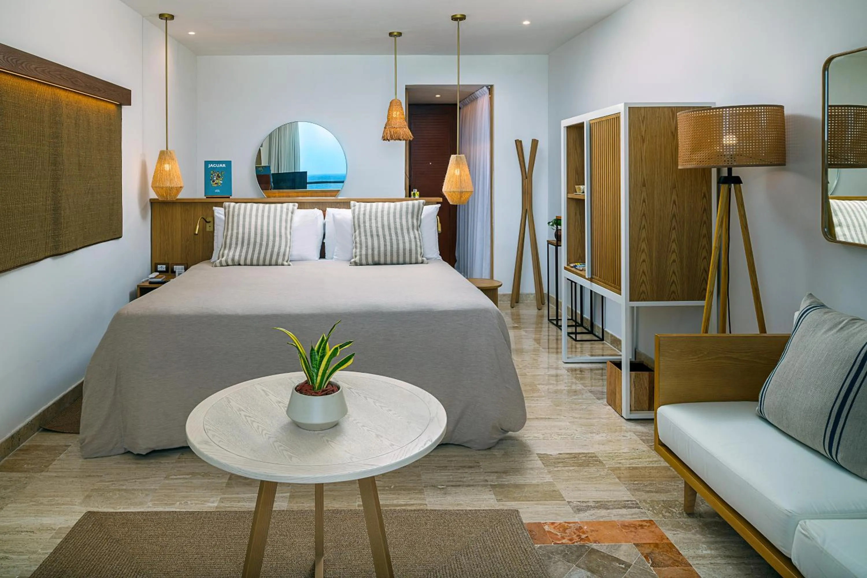 Bedroom, Bed in Paradisus Cancun All Inclusive - Grand Reopening coming soon