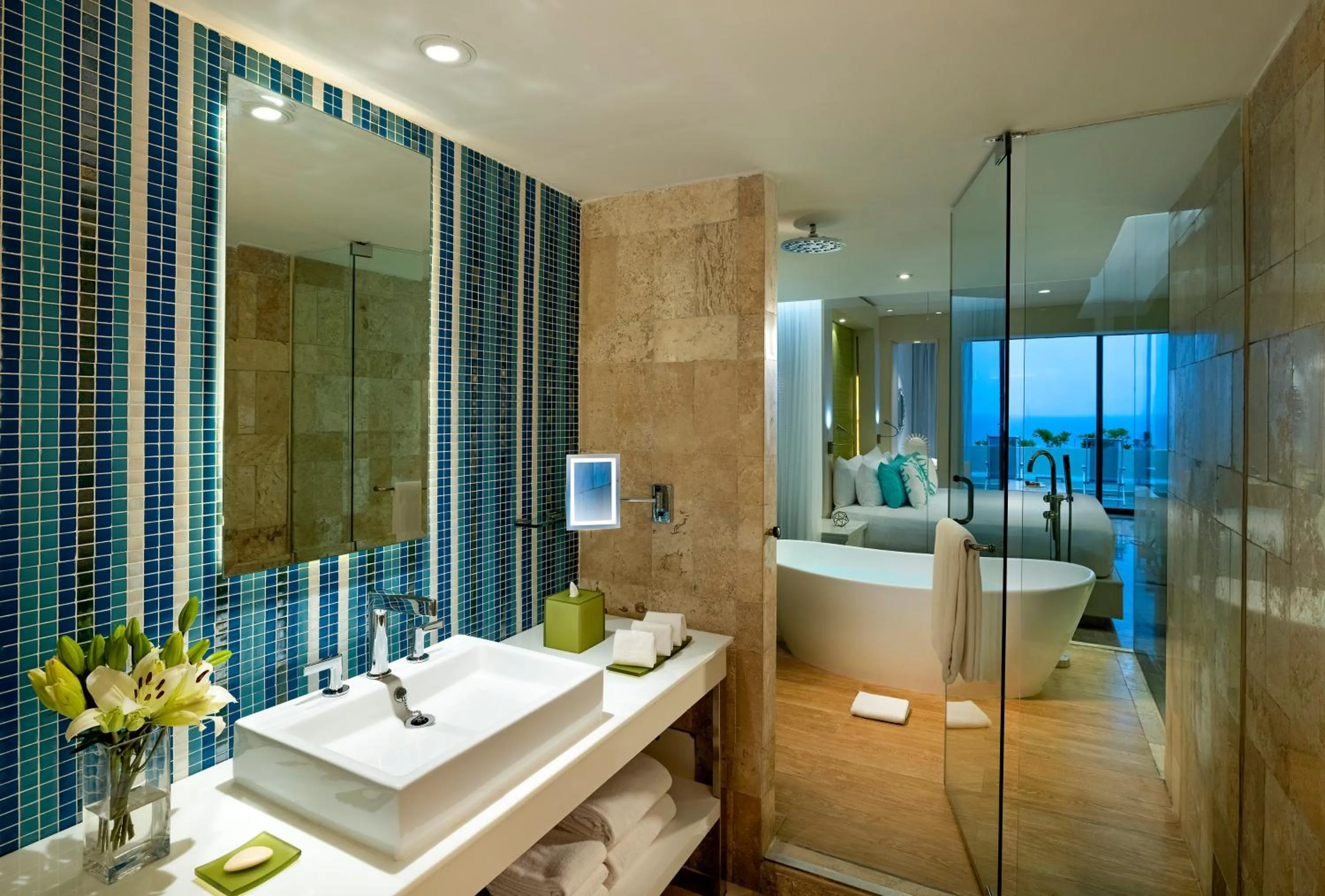 Bathroom in Paradisus Cancun All Inclusive - Grand Reopening coming soon