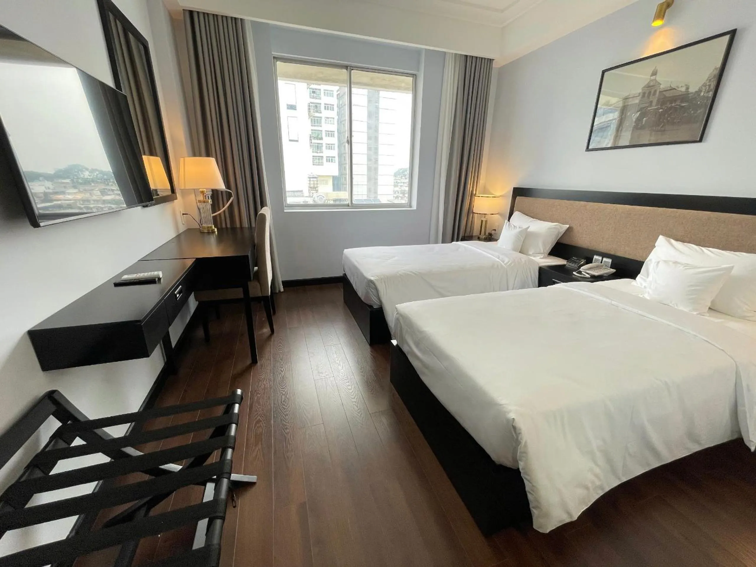 Bed in Thien Hong - Arc En Ciel Hotel